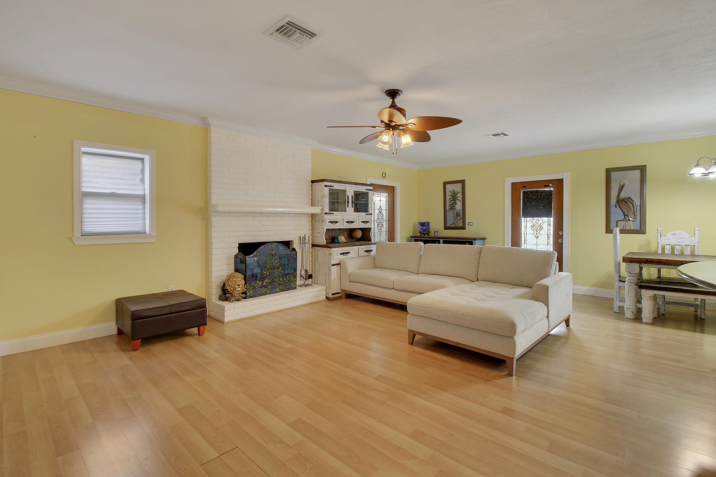 large open living room