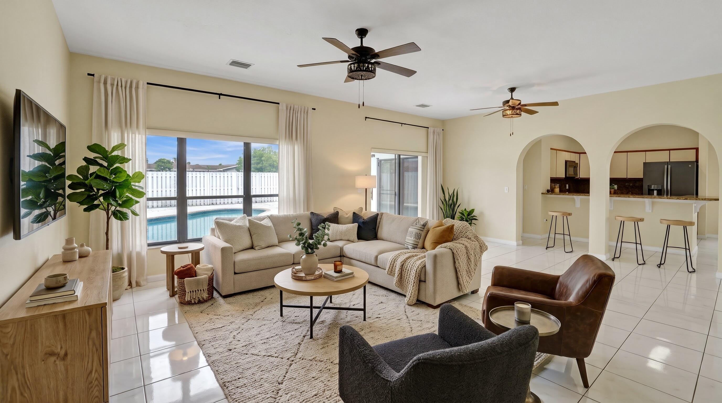 Staged Livingroom