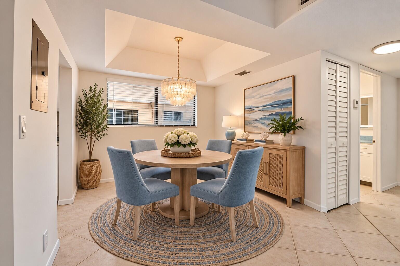 Furniture is virtually staged