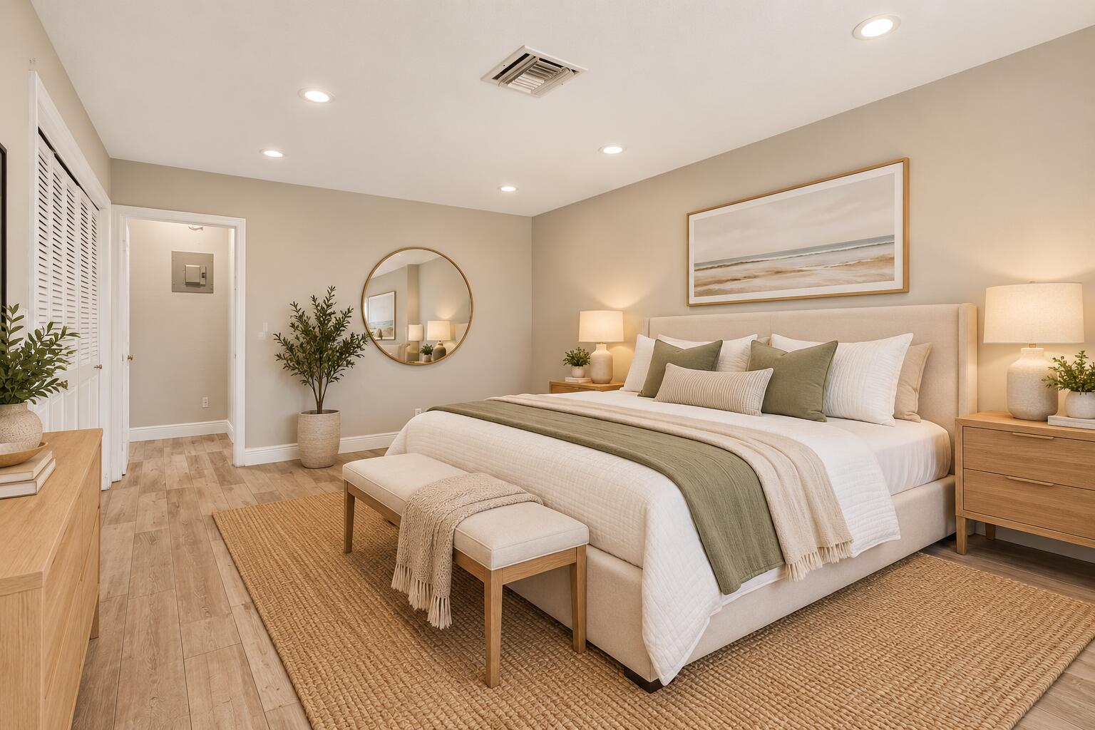 Staged Guest Bedroom