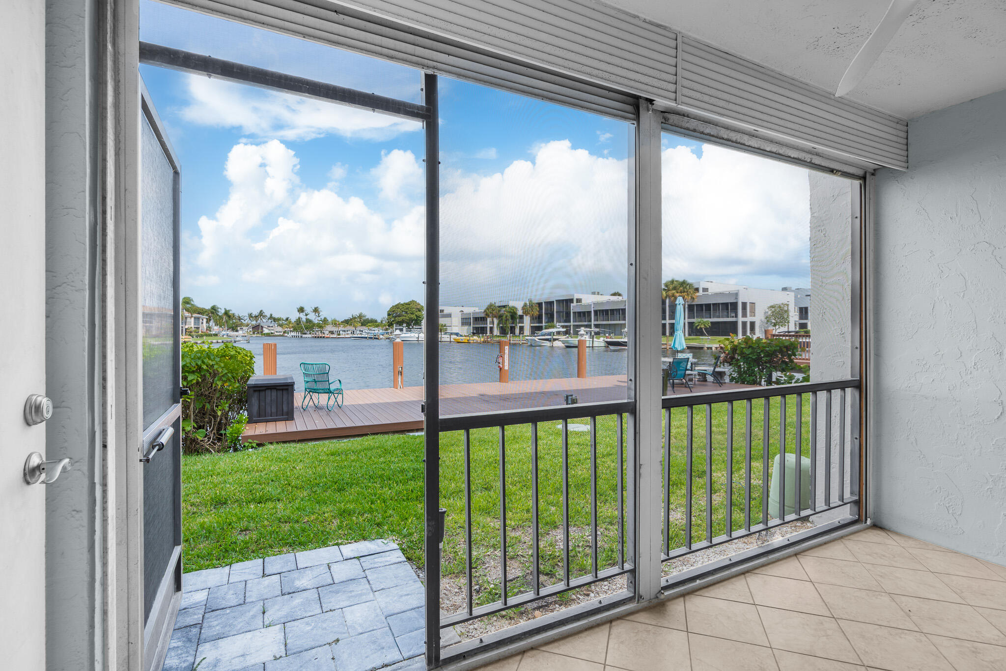 Screened in patio... look at the View!
