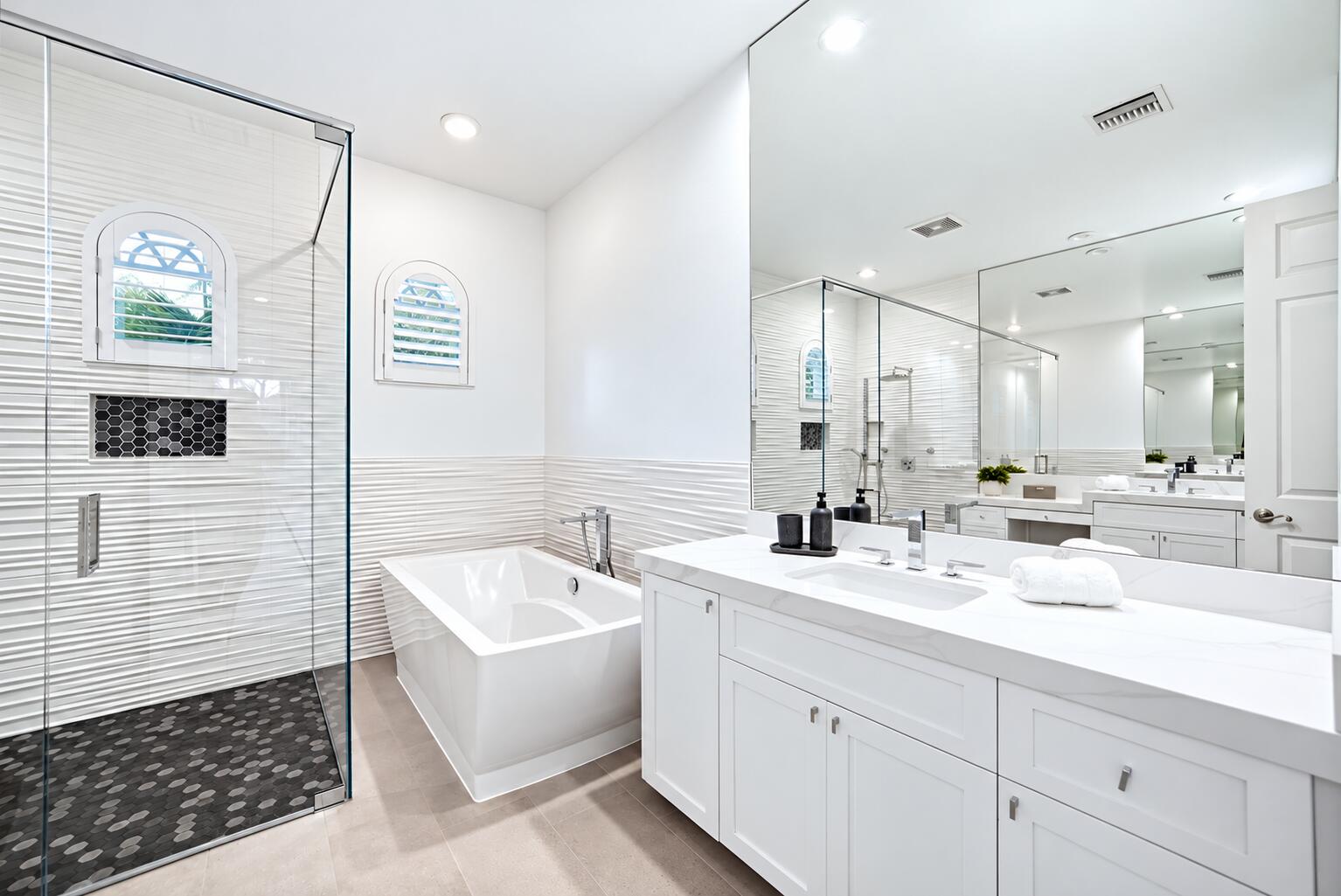 Bright Modern Spa Bathroom