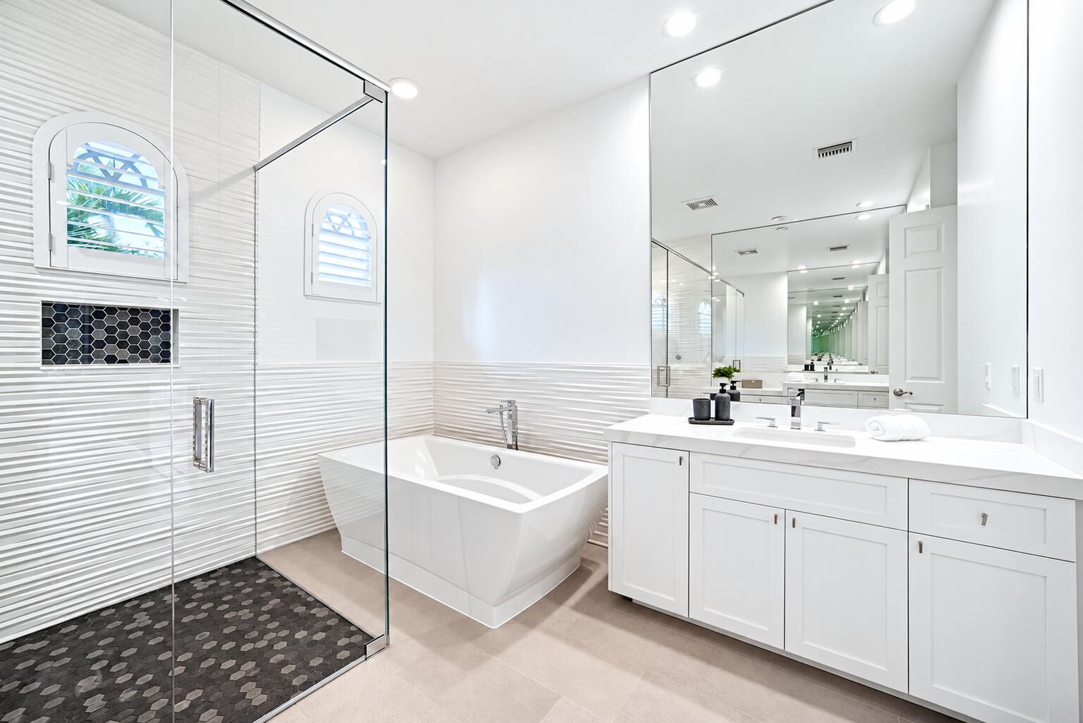 Modern White Spa Bathroom