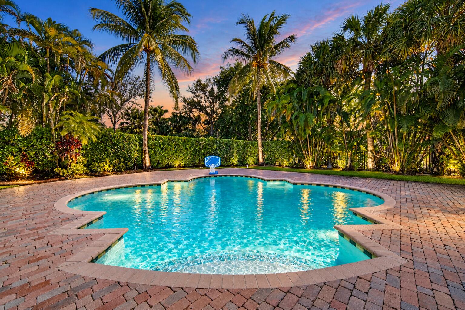 Tropical Twilight Pool Retreat