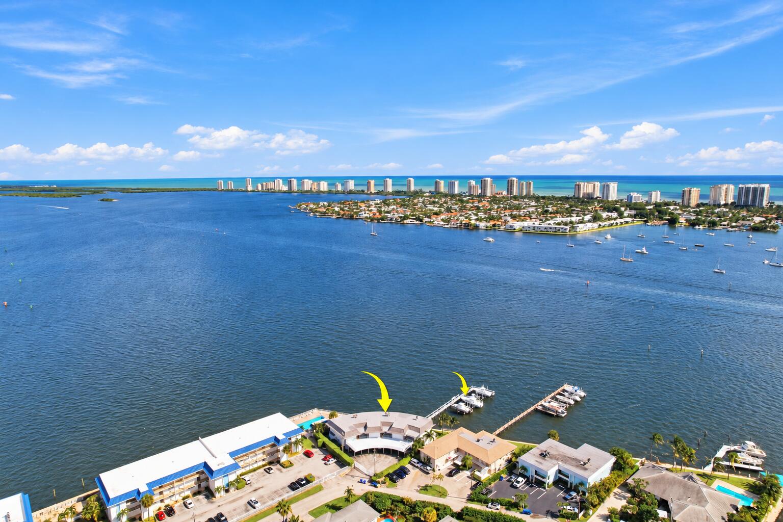 Corner Unit + Boat Slip Aerial