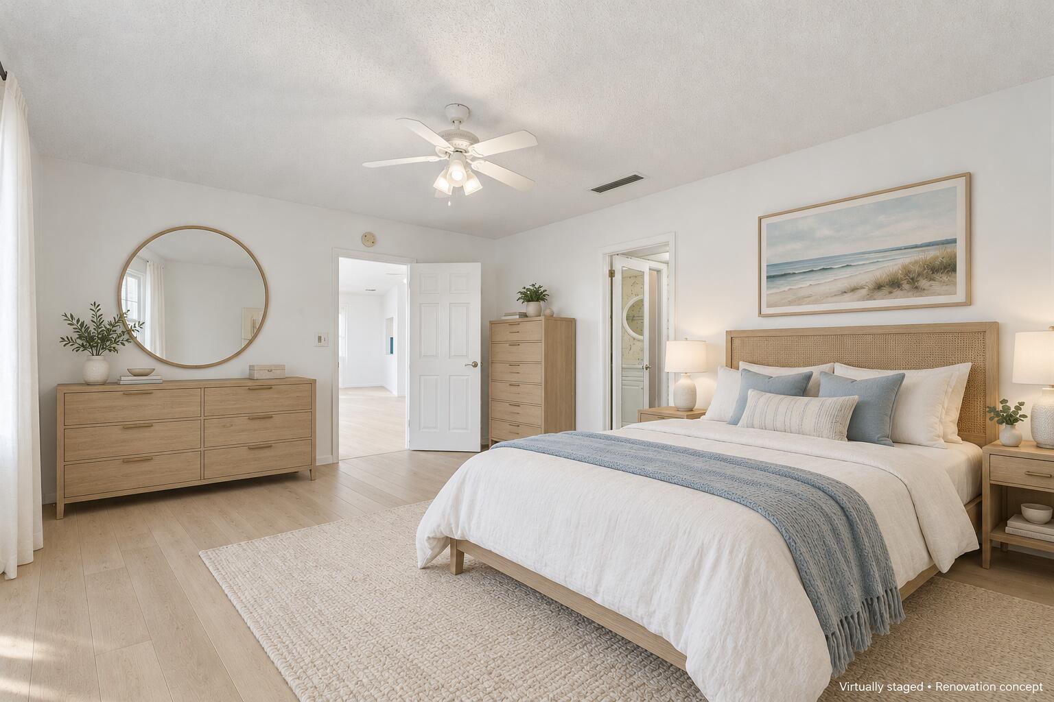 VIRTUALLY STAGED & RENOVATED Conceptual rendering for inspiration only. Furnishings and improvements shown do not reflect the propertys current condition.