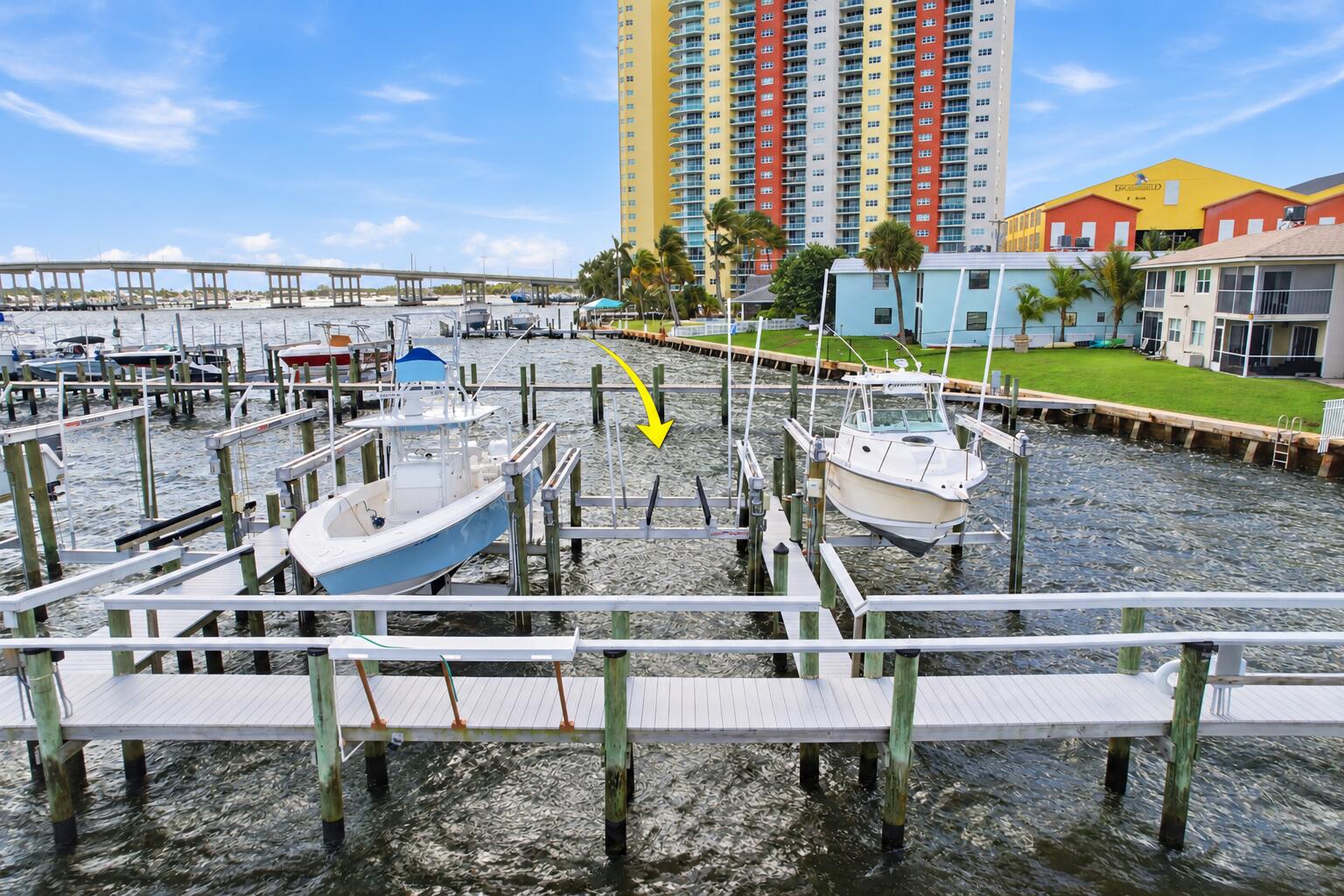 Boat Slip + Boat Lift