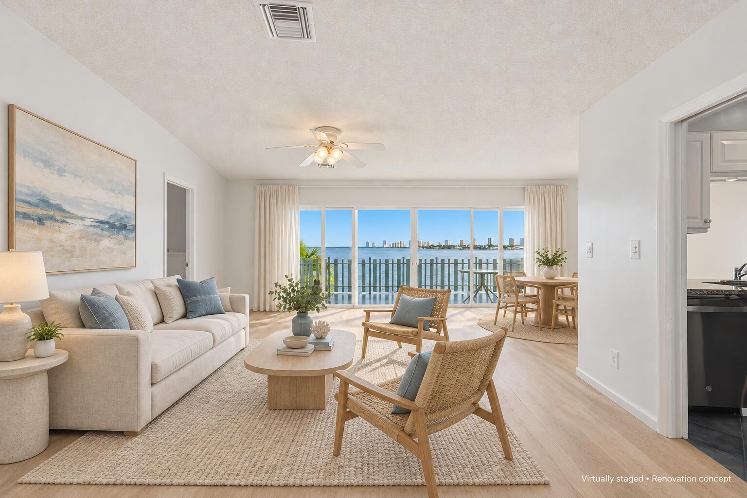 VIRTUALLY STAGED & RENOVATED Conceptual rendering for inspiration only. Furnishings and improvements shown do not reflect the propertys current condition.