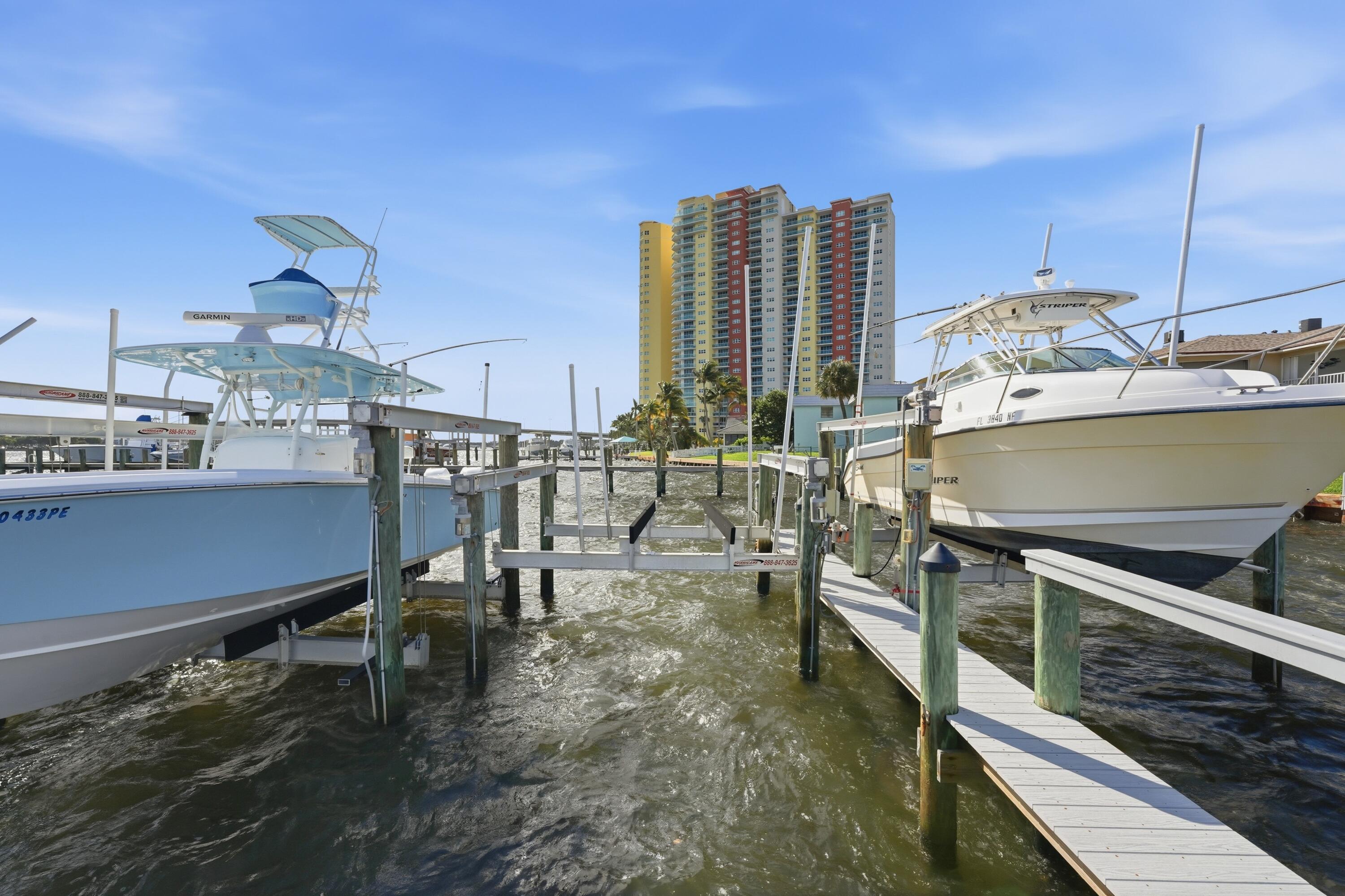 Boat Slip + Boat Lift