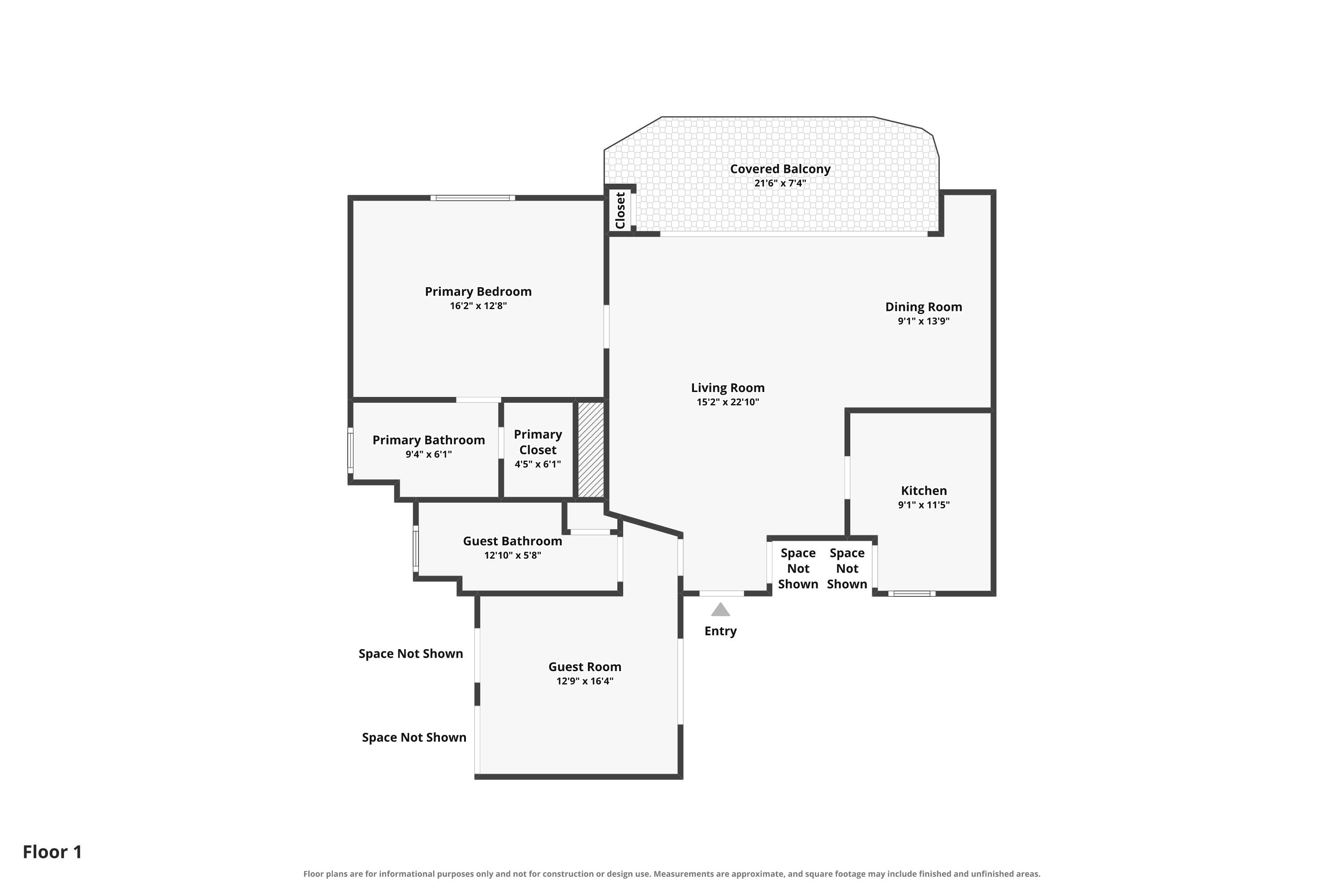 Floor plan - 371 Wilma Circle Unit 4