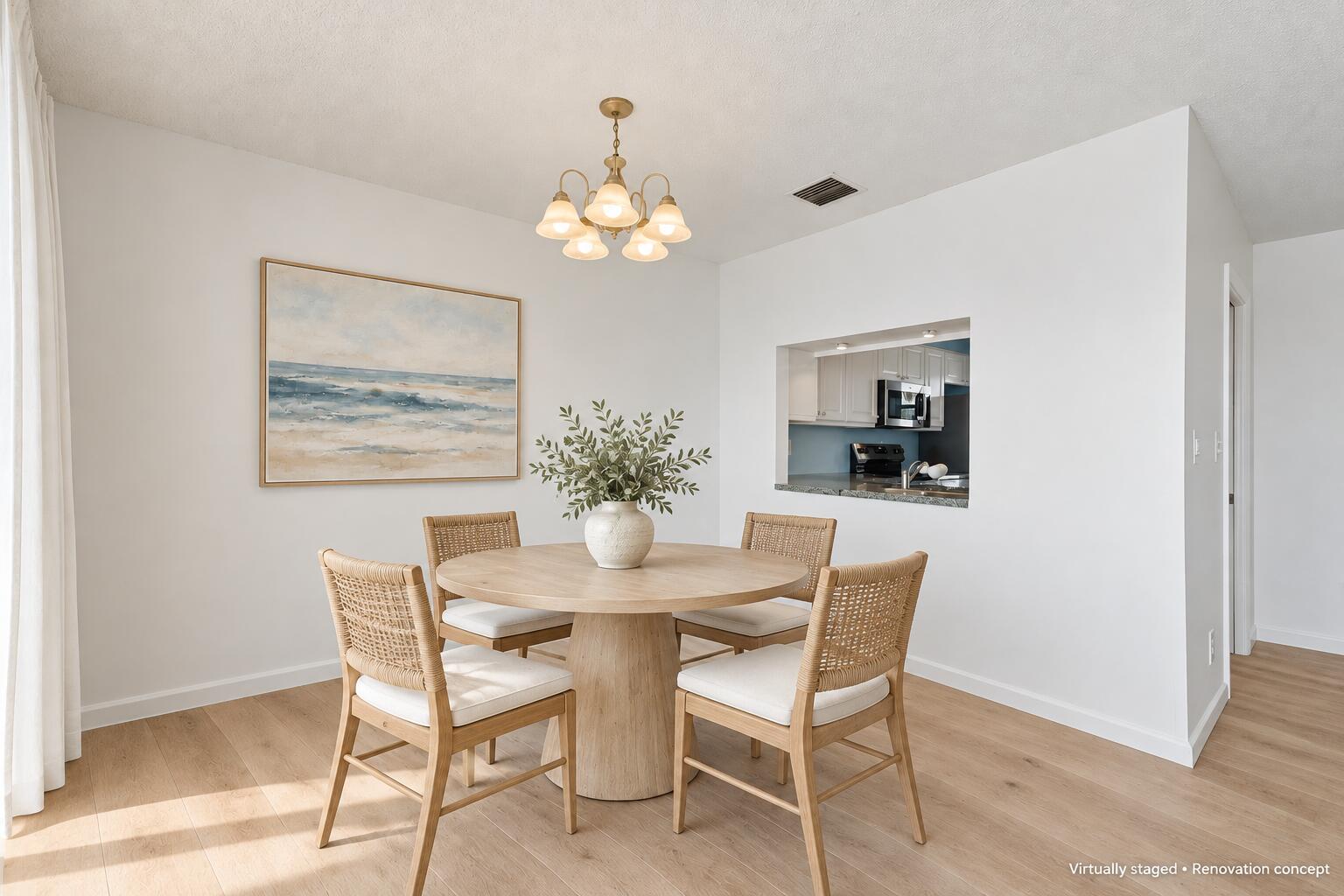 VIRTUALLY STAGED & RENOVATED Conceptual rendering for inspiration only. Furnishings and improvements shown do not reflect the propertys current condition.
