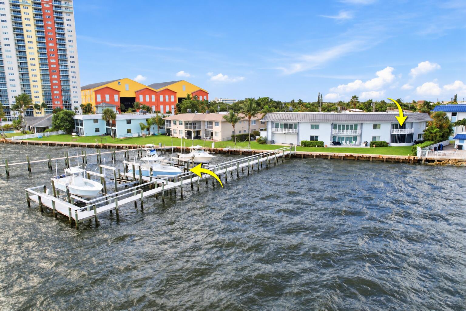 Corner Unit + Boat Slip Aerial