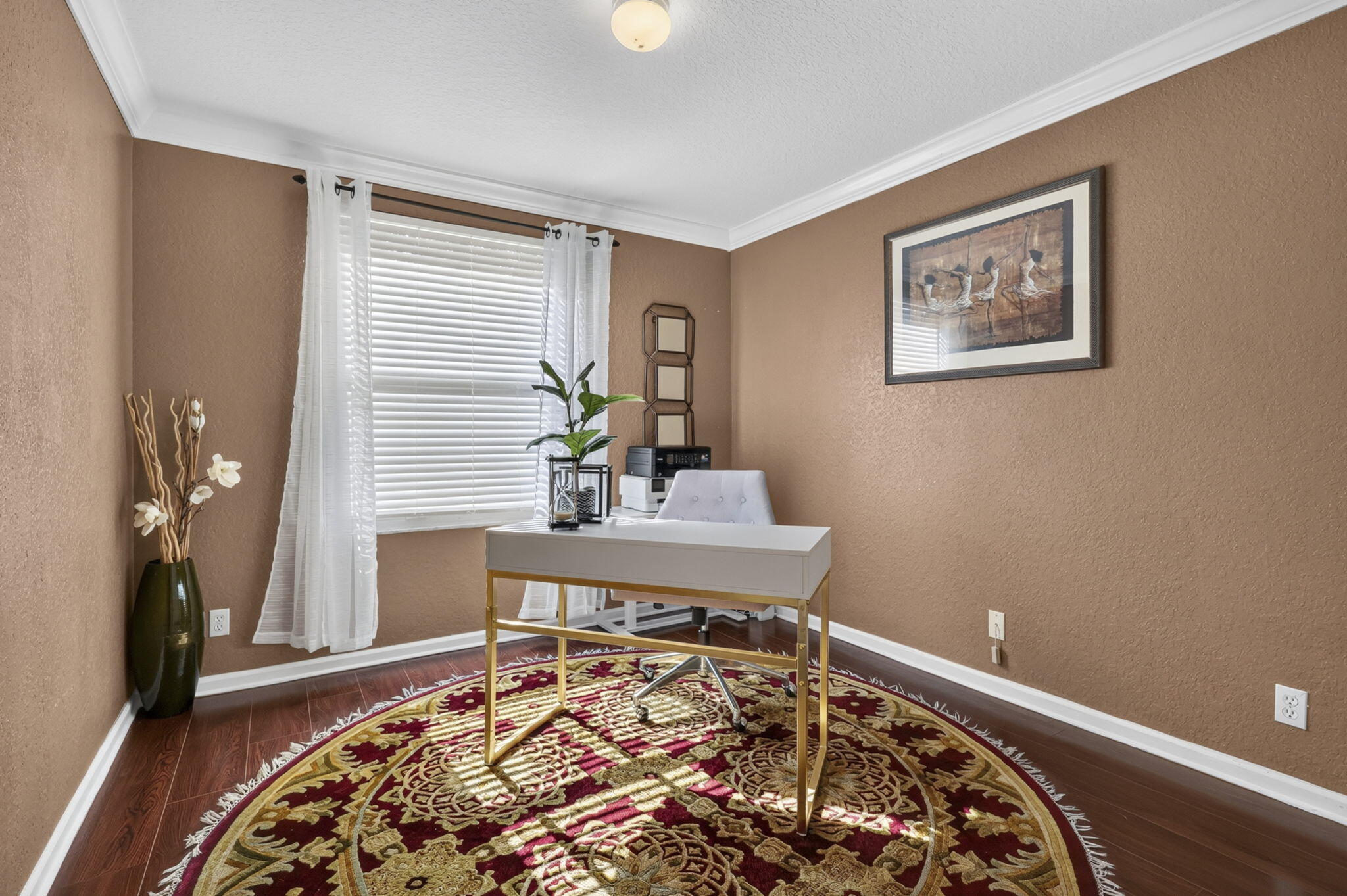 5th bedroom used as an office space