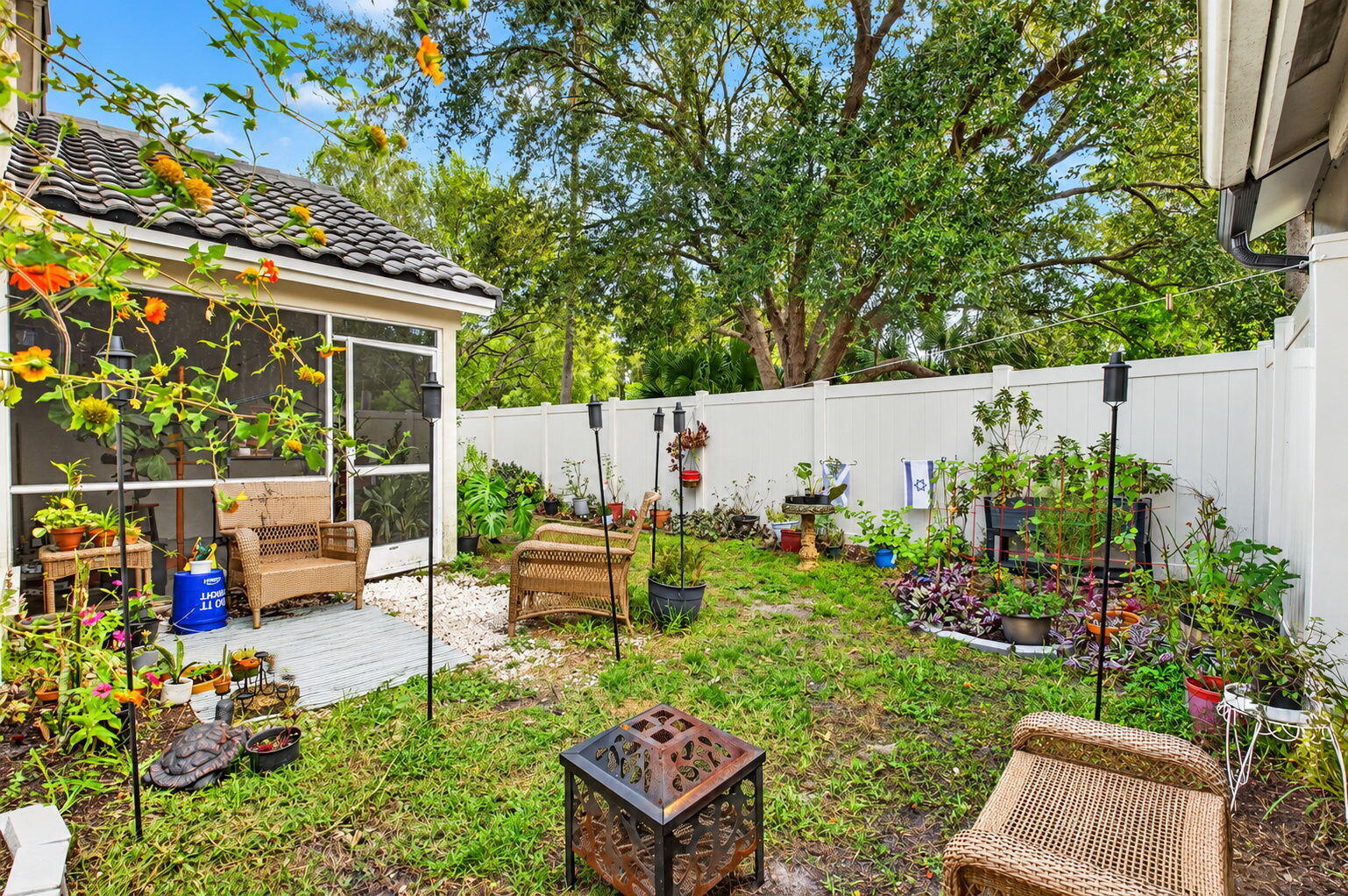 Fenced Back Yard