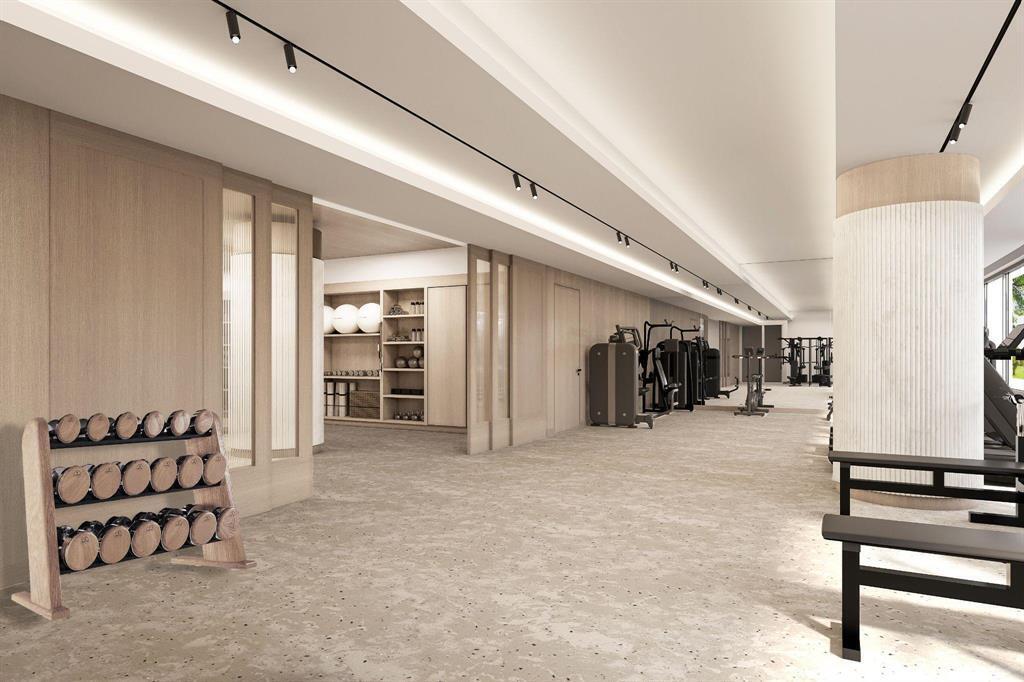Gym - Illustration of Completed Renovat