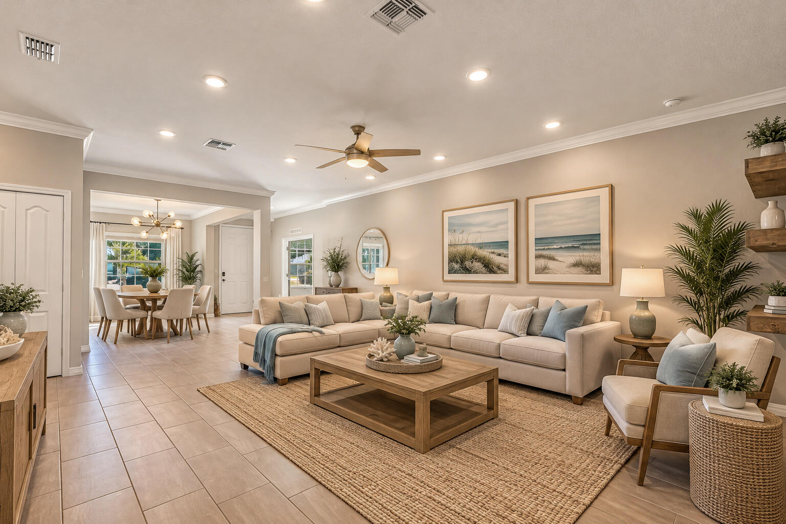 AI Staged Living Room AI Staged Living Room