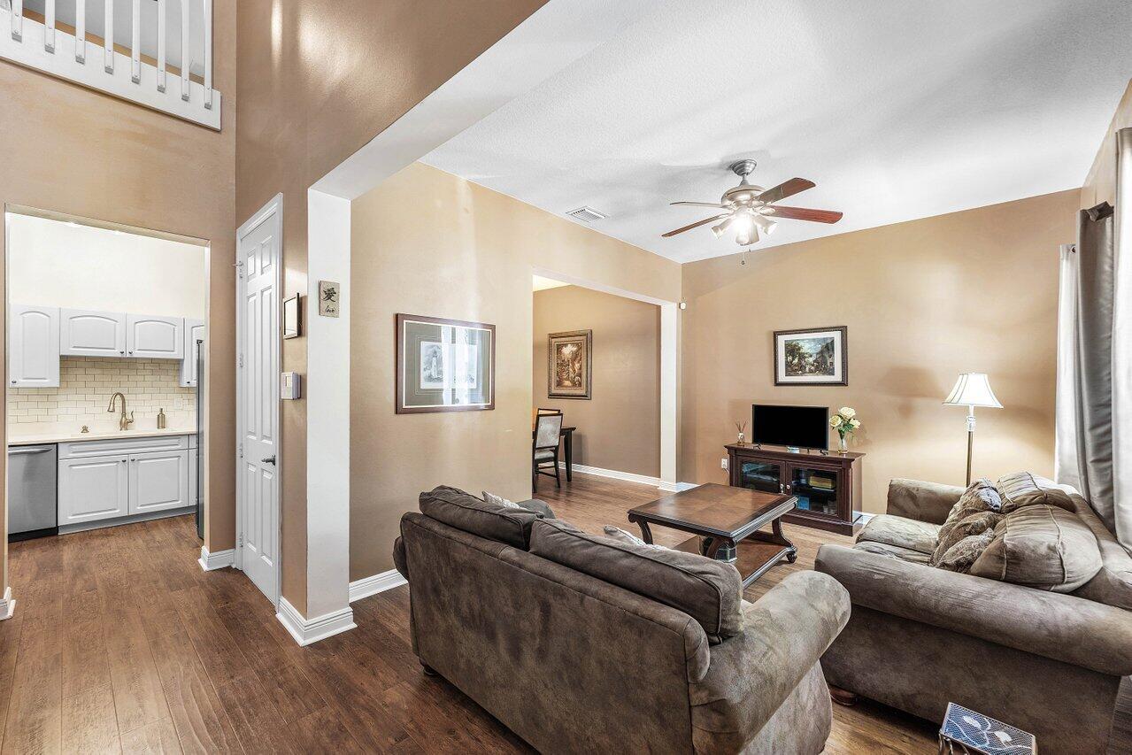 Convenient 1st floor powder bath on the hall...