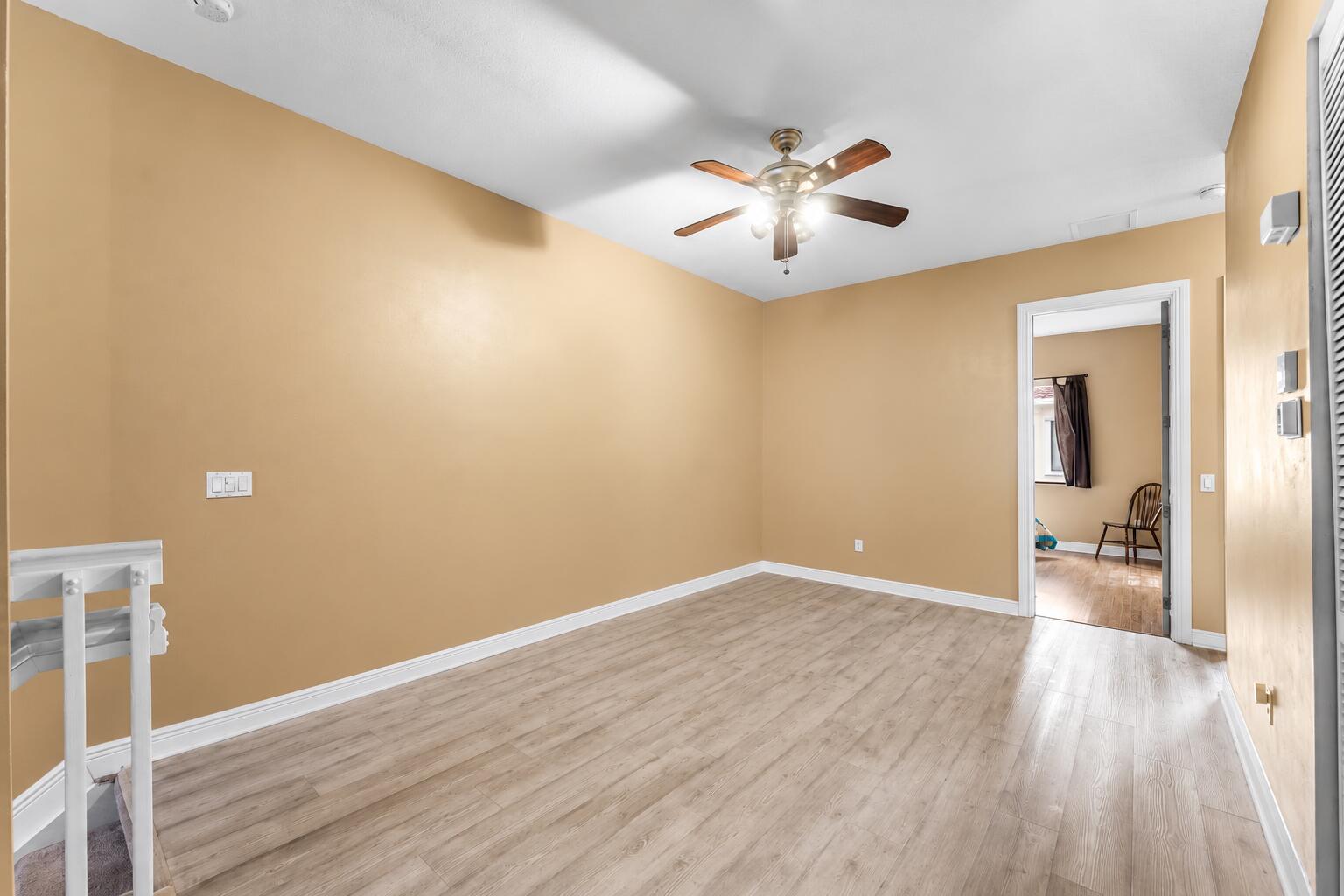 Two Guest Bedrooms & Laundry Room on the hall