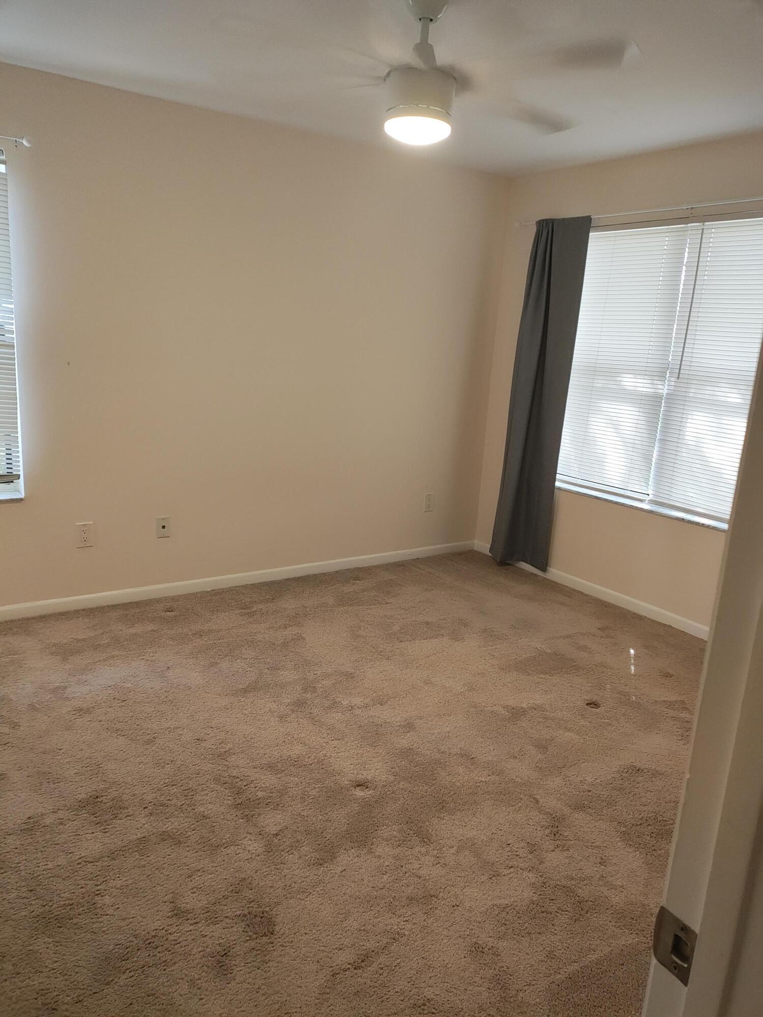 Carpeted bedroom