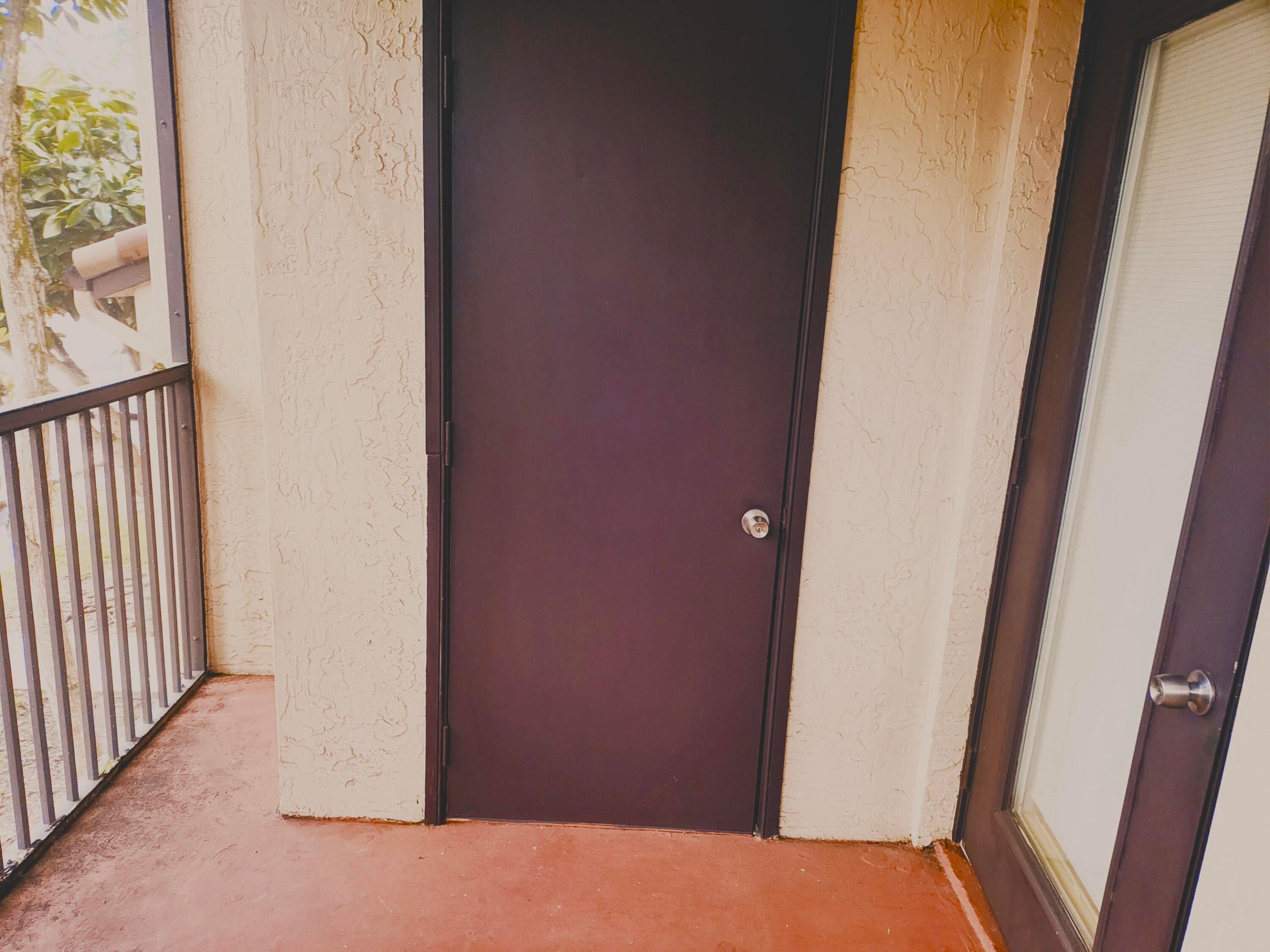 Patio storage closet