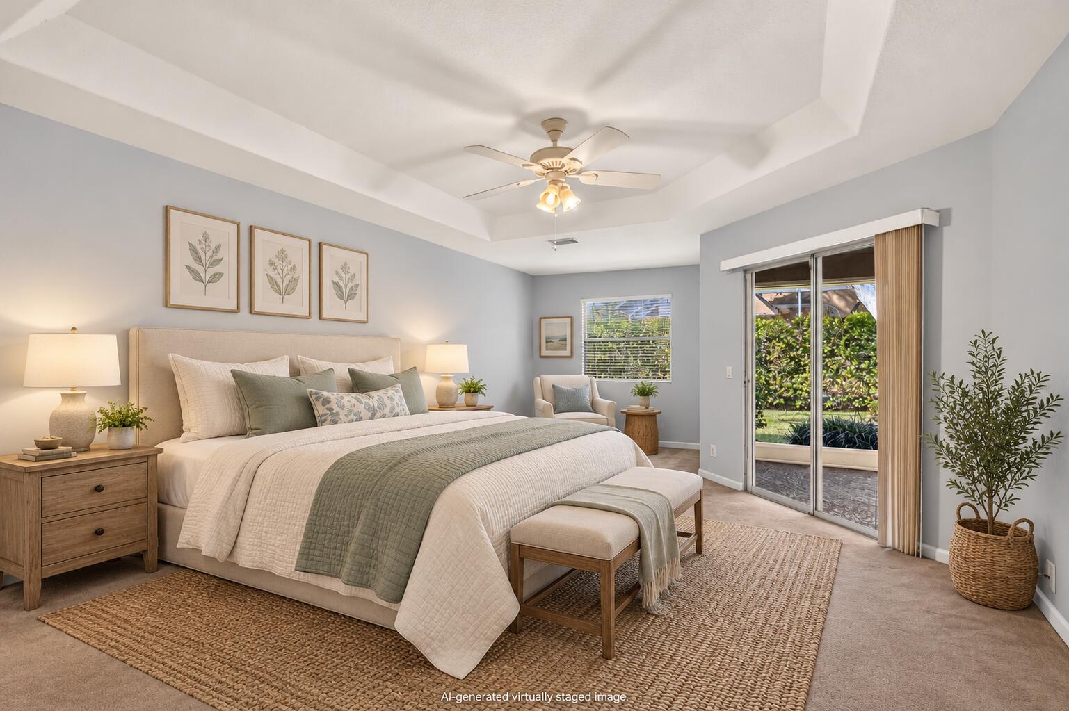 Cozy Coastal Farmhouse Bedroom