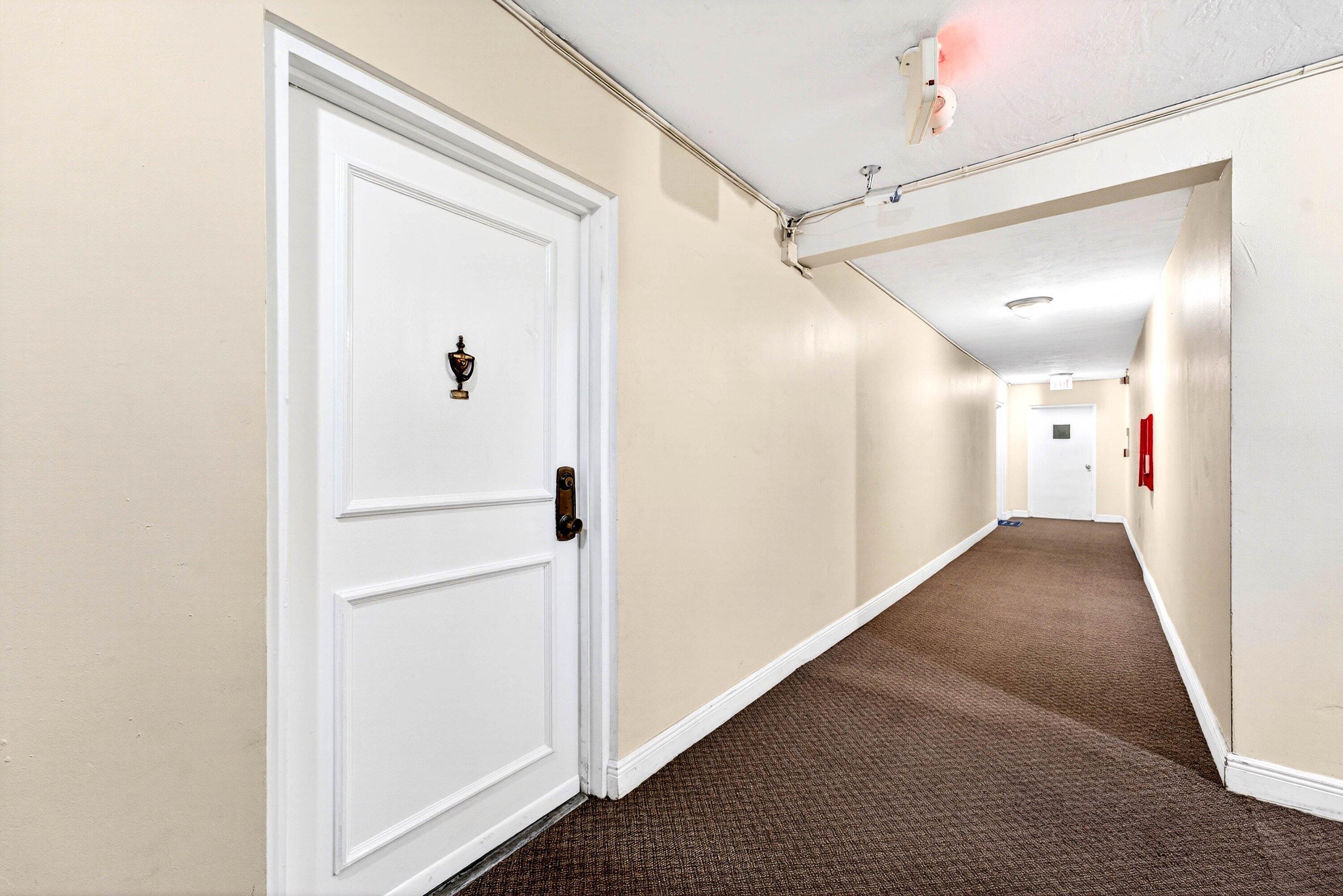 Inside entrance to condo unit