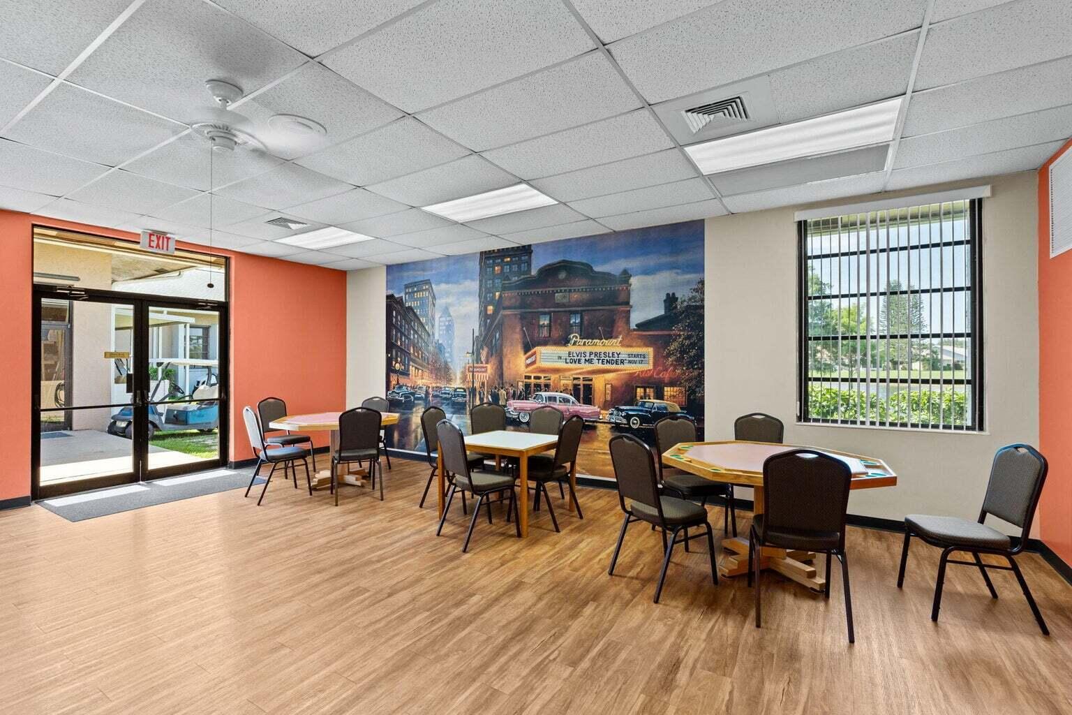 card room