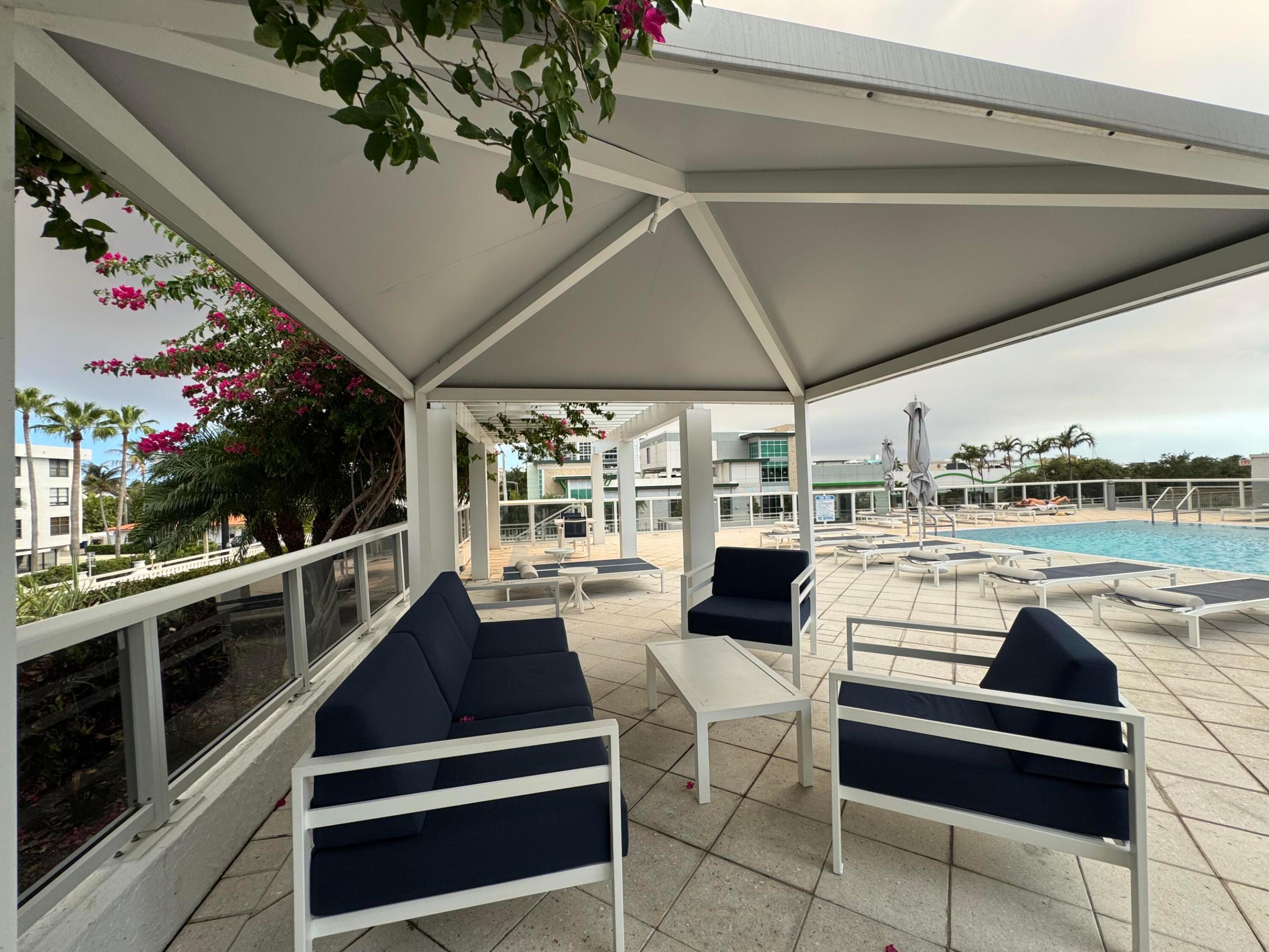shaded area to relax