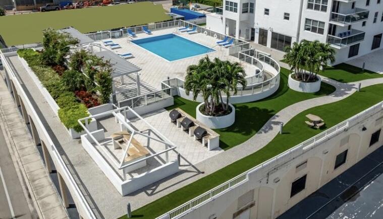 Pool deck
