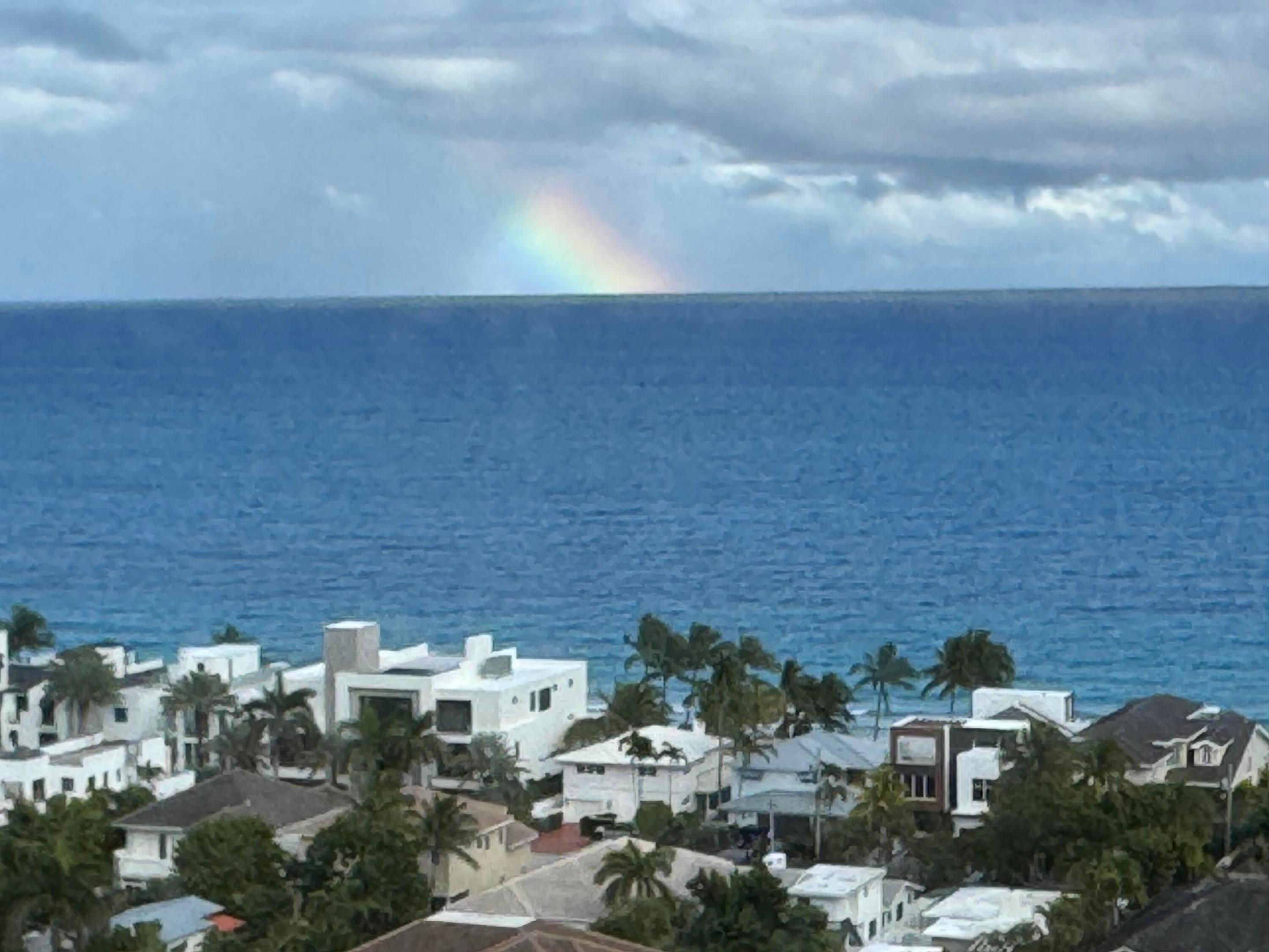 view from balcony