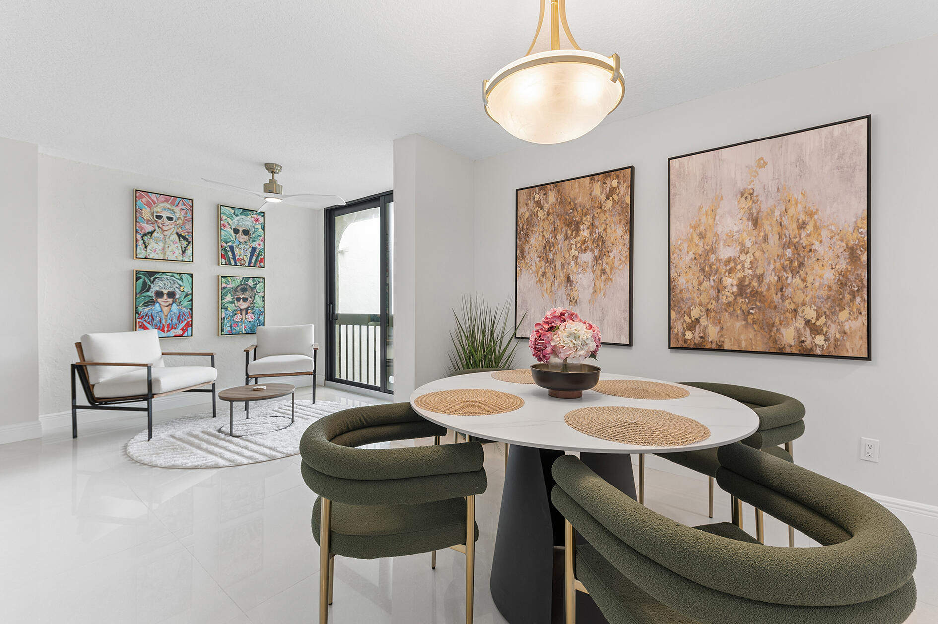 Dining and sitting area