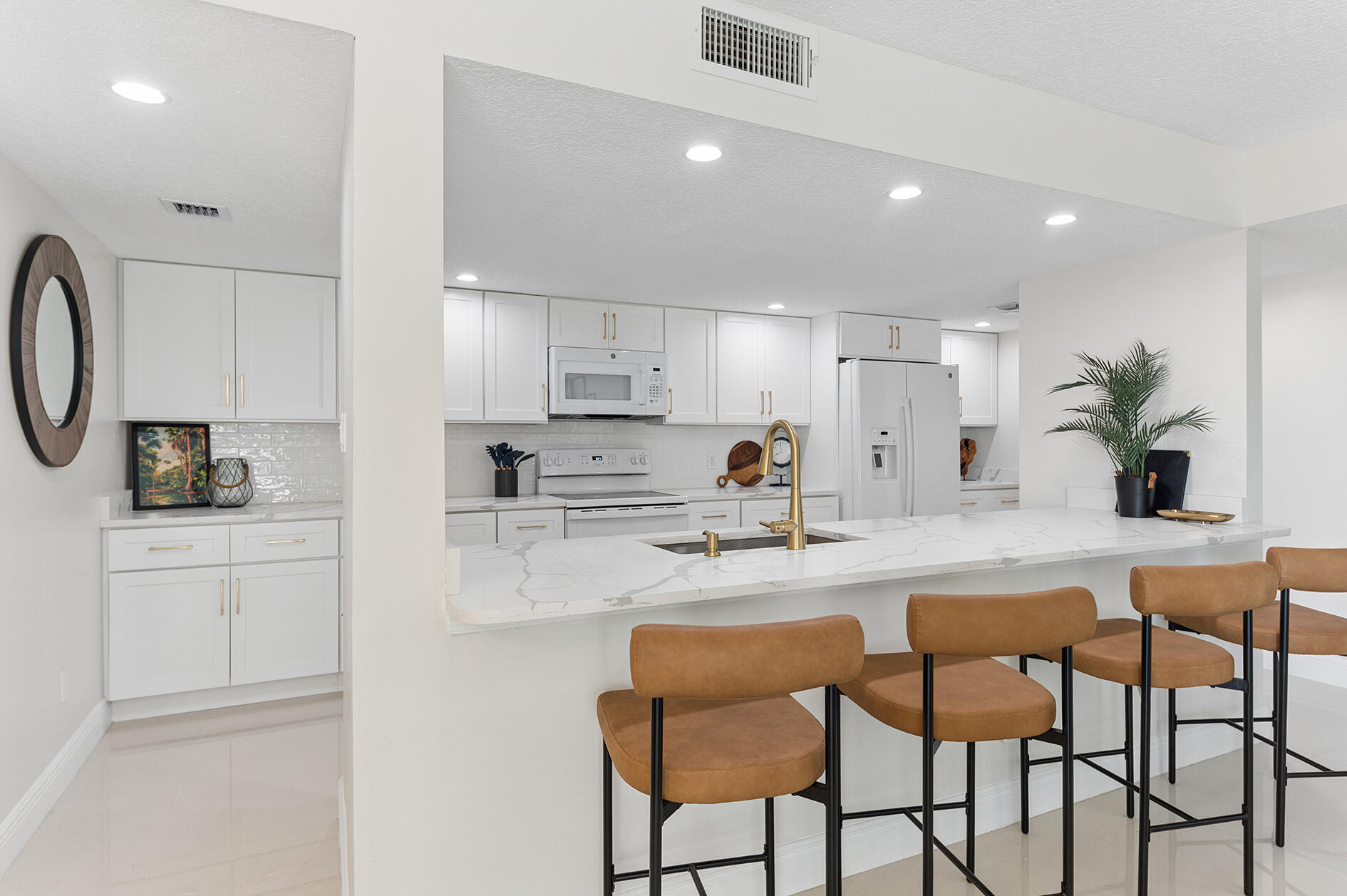 Open concept kitchen
