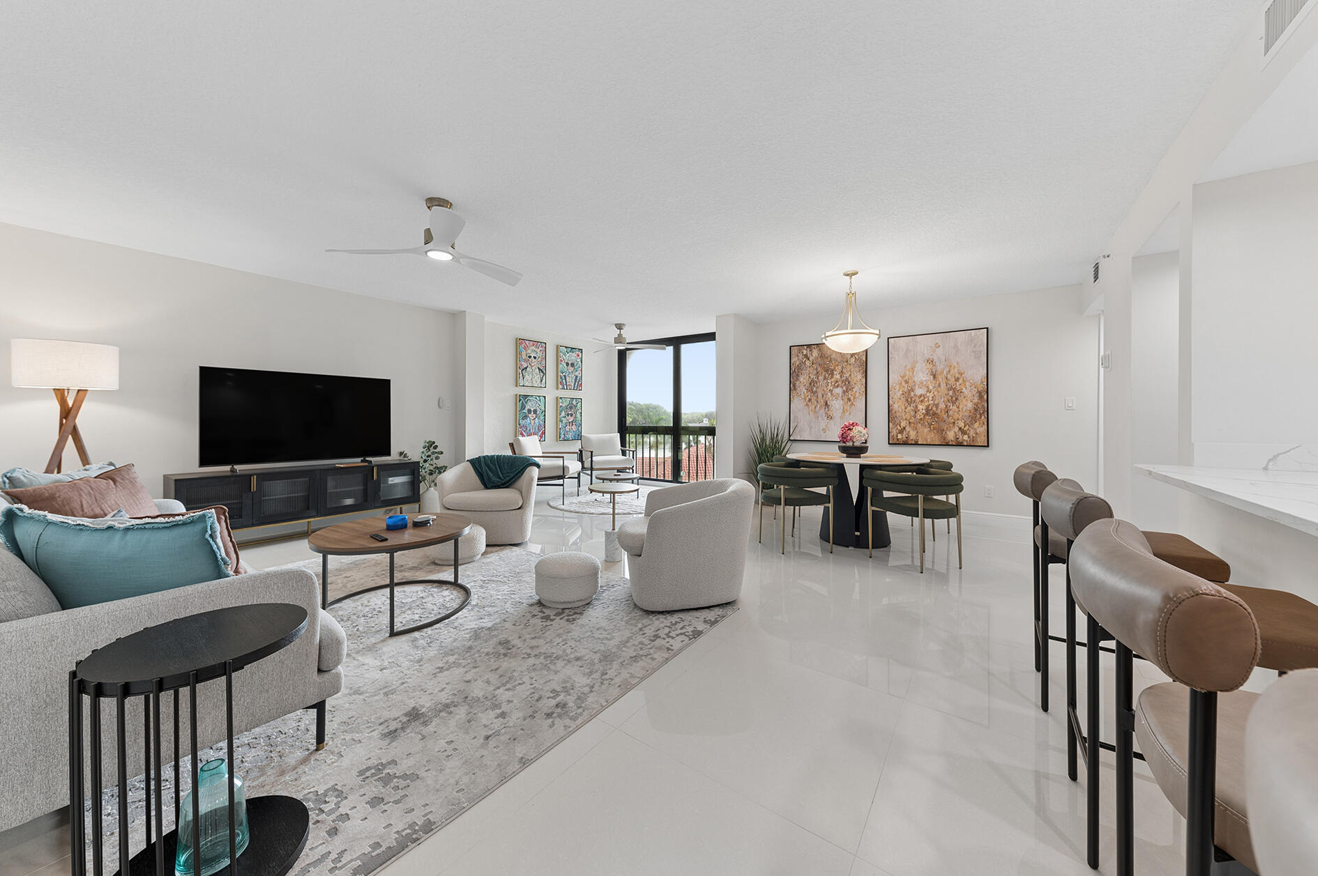 Living Dining areas