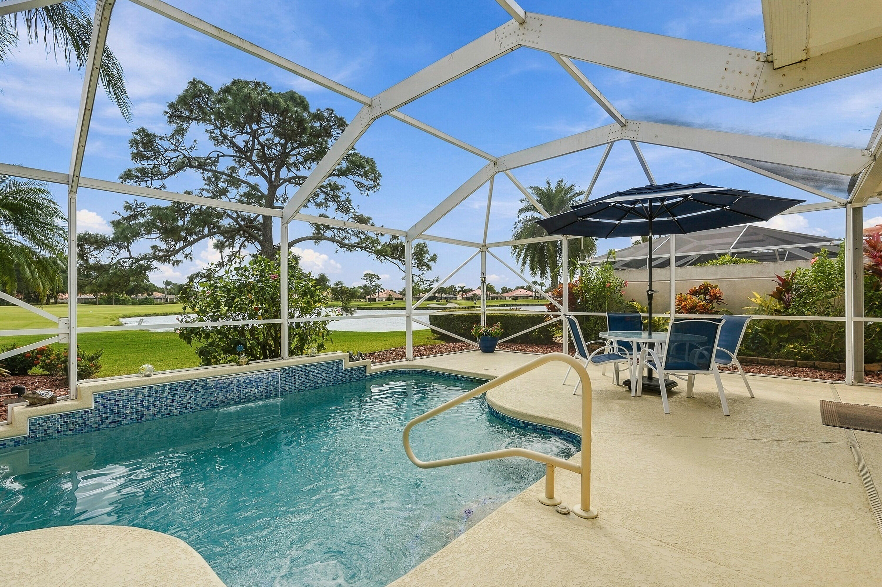 Pool, Lake and Golf Course views