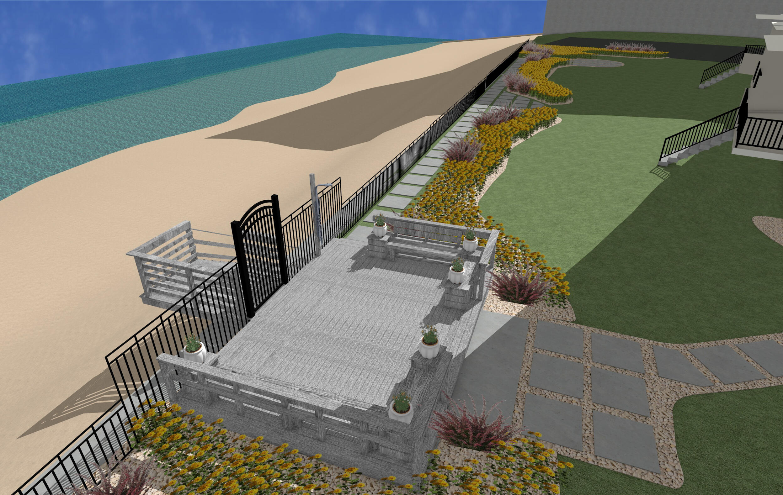 Seawall Landscaping Design~ In Process