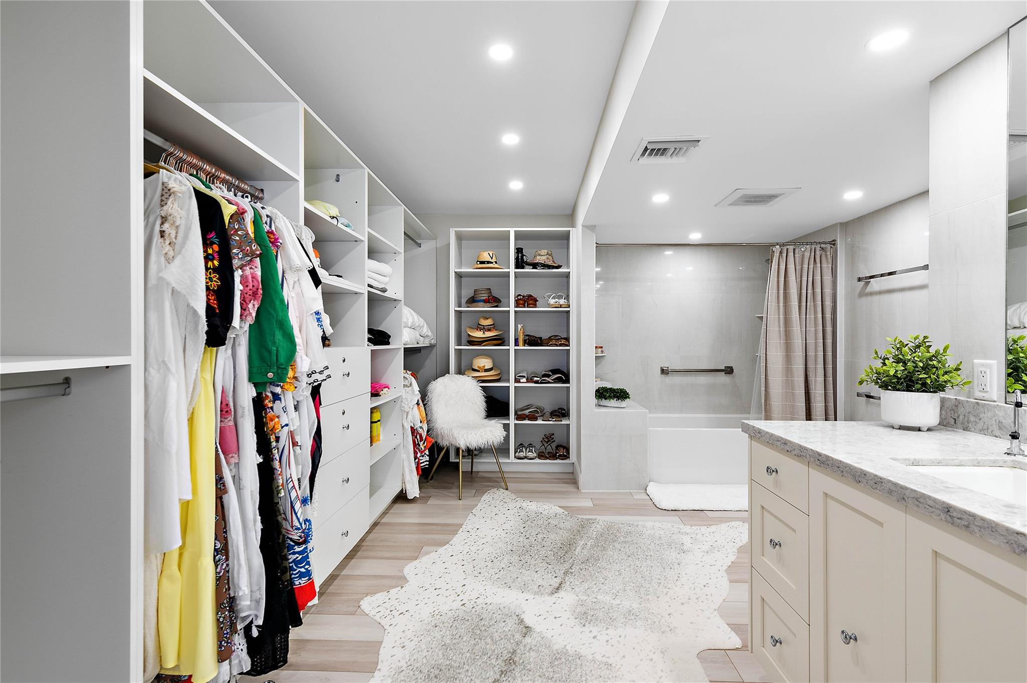 Primary closets