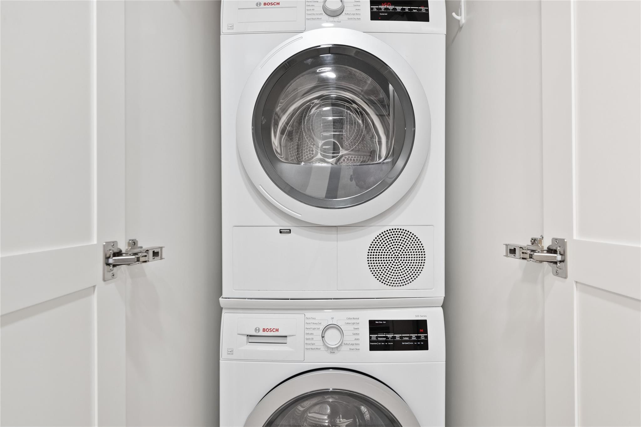 Washer and dryer in unit