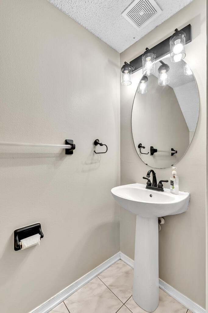 Downstairs half bath