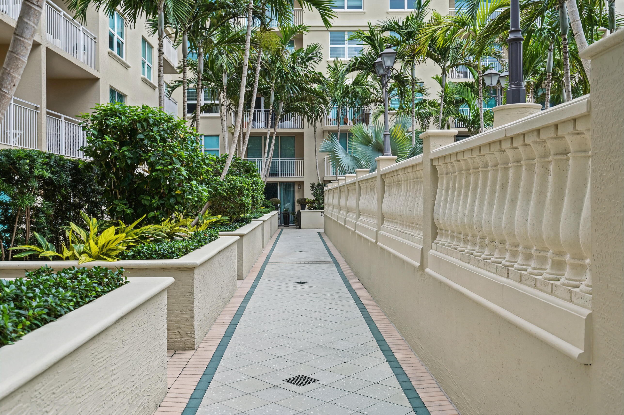 Palmetto Place | Tropical Garden Walkway