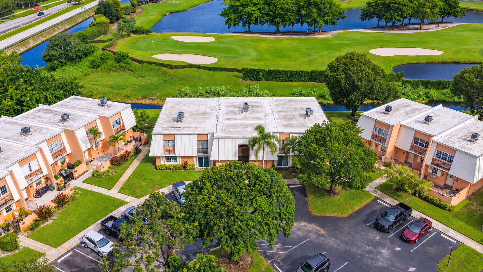 Aerial Condo Complex and Golf Course Aerial Condo Complex and Golf Course