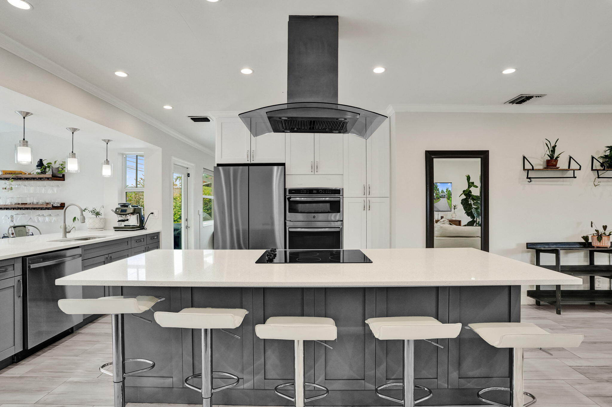 All new stainless steal appliances