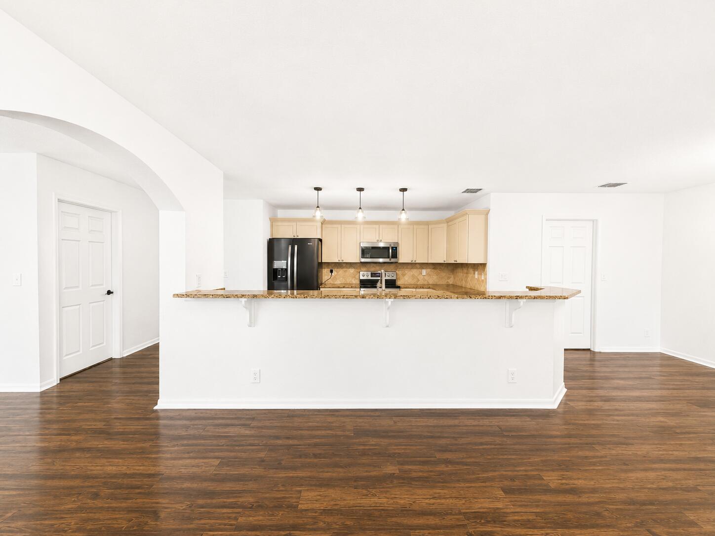 Open Granite Kitchen