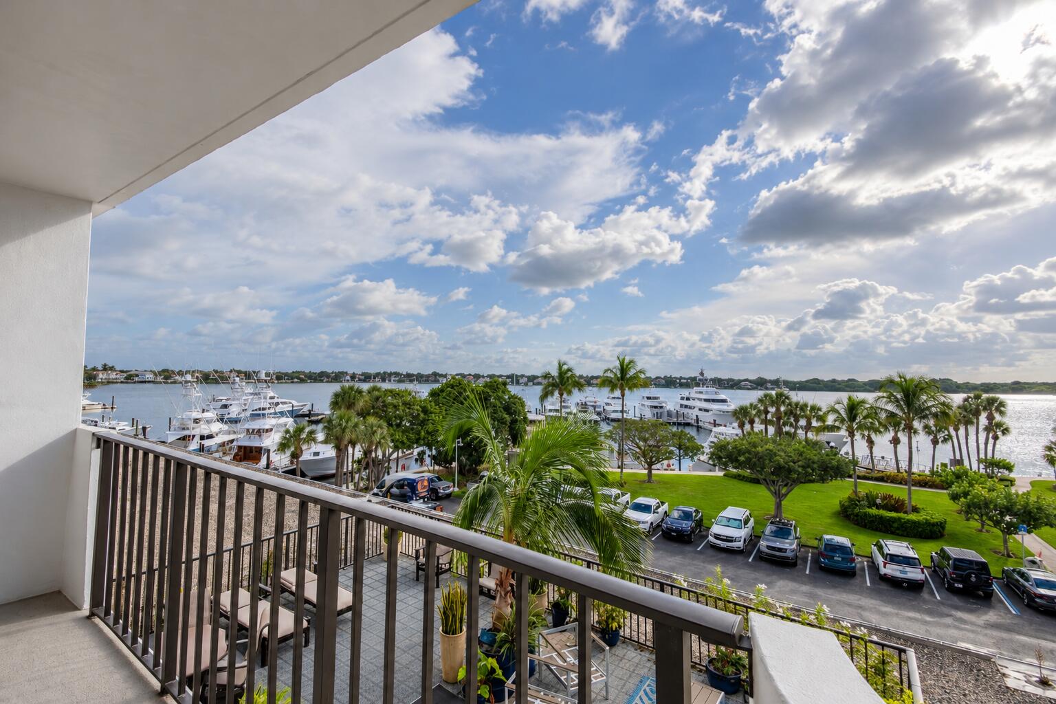 Covered Balcony View