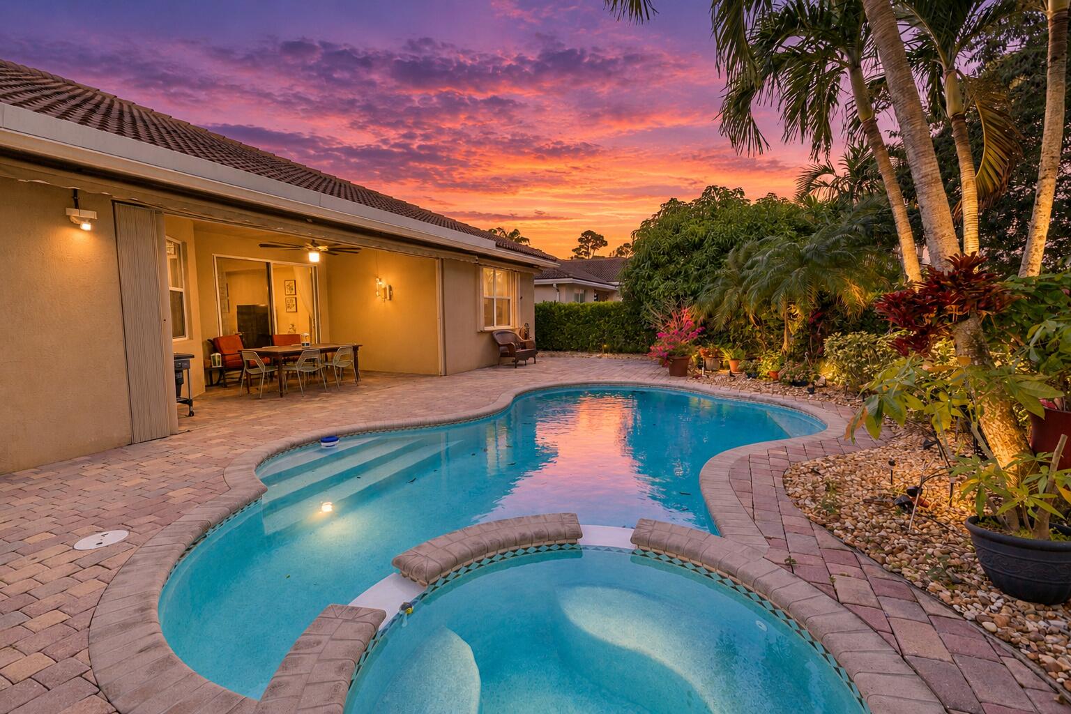 Pool-Dusk