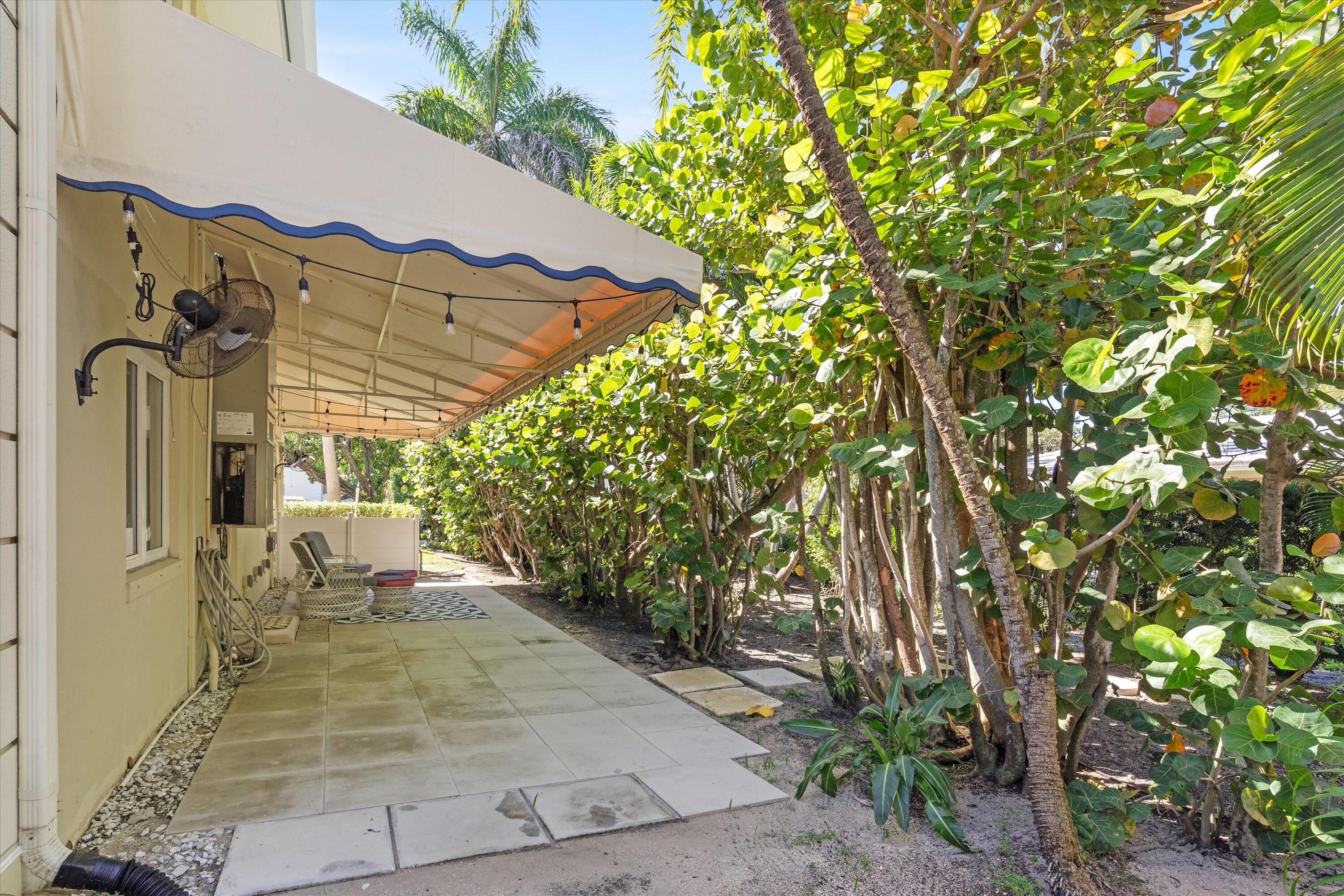 Spacious, expanded Patio & Awning addition