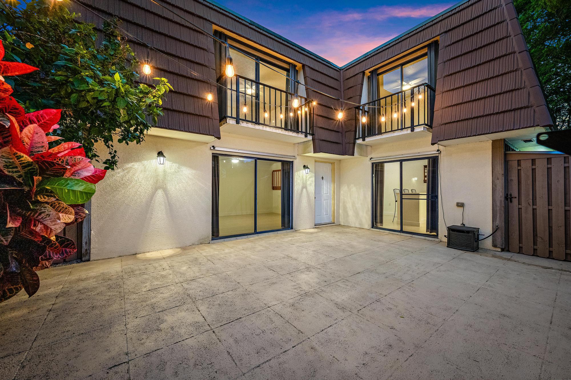 Patio entrance