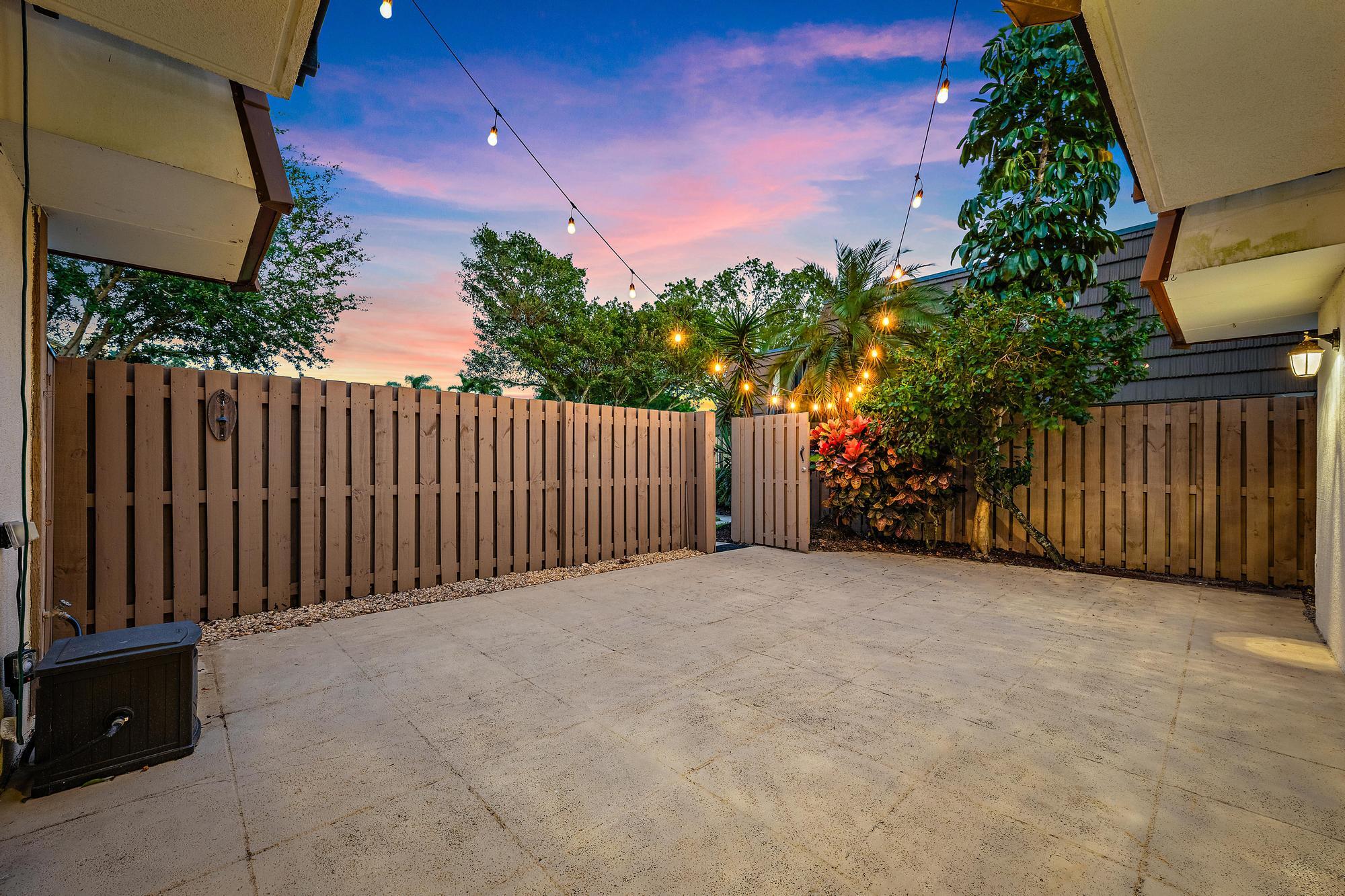 Front patio view