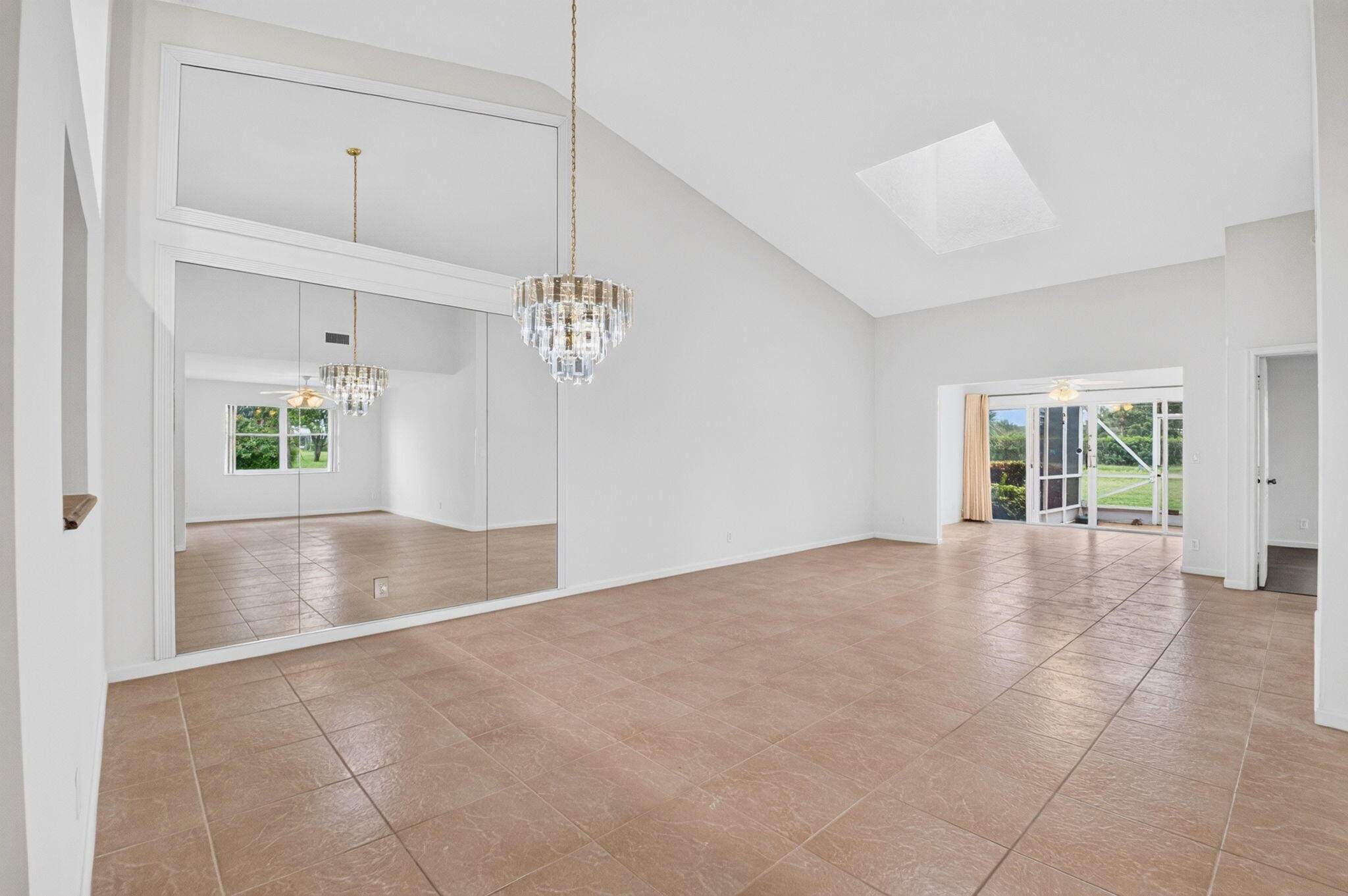 Large open floor plan