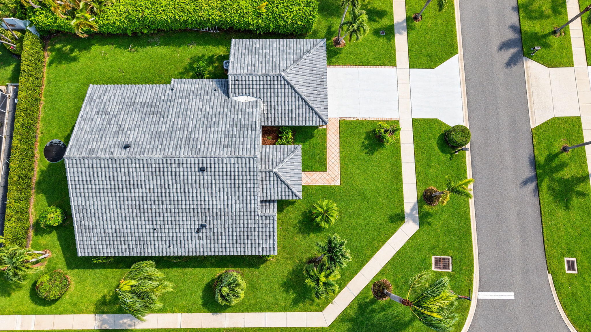 Aerial Corner Lot