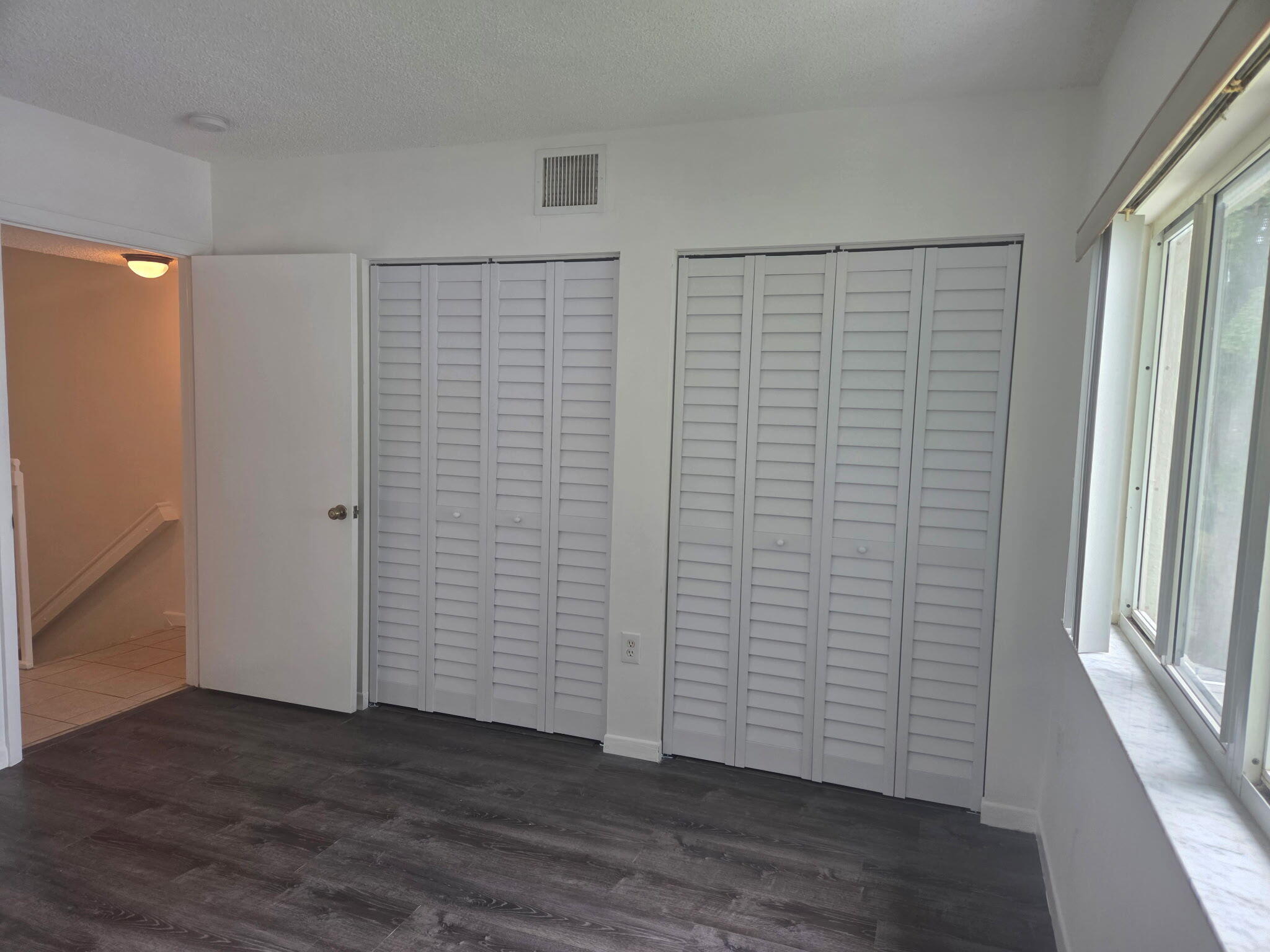 B - Master bedroom double closets